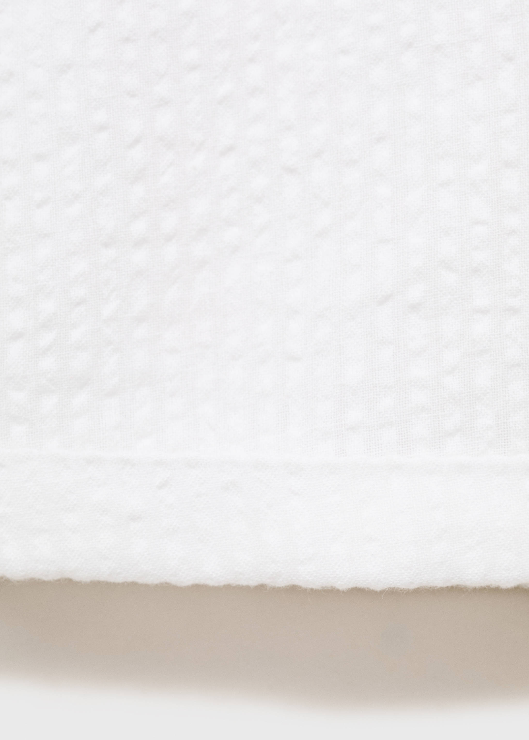 Baumwoll-Latzhose mit Textur - Detail des Artikels 0