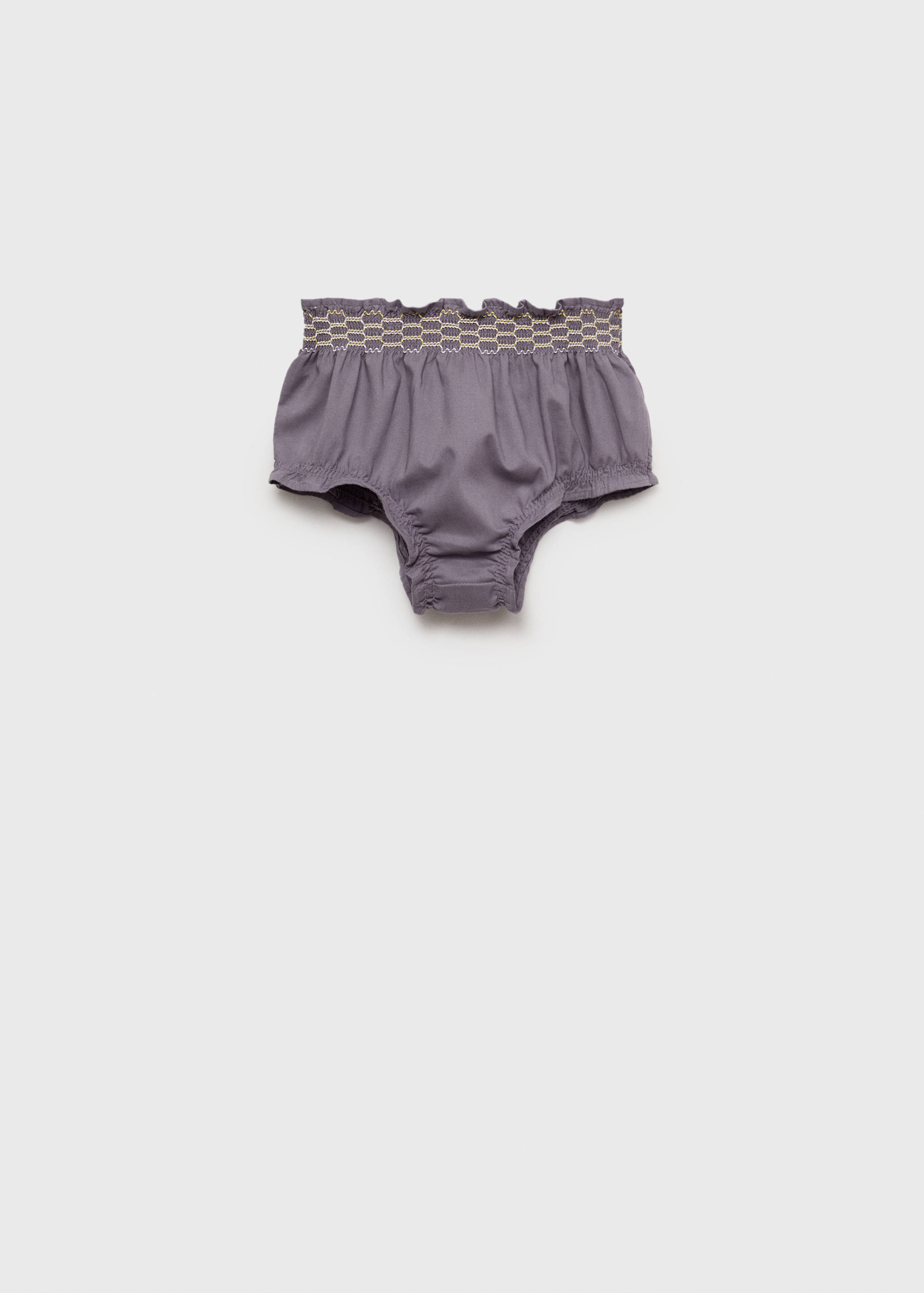 Embroidered cotton-blend short - Article without model