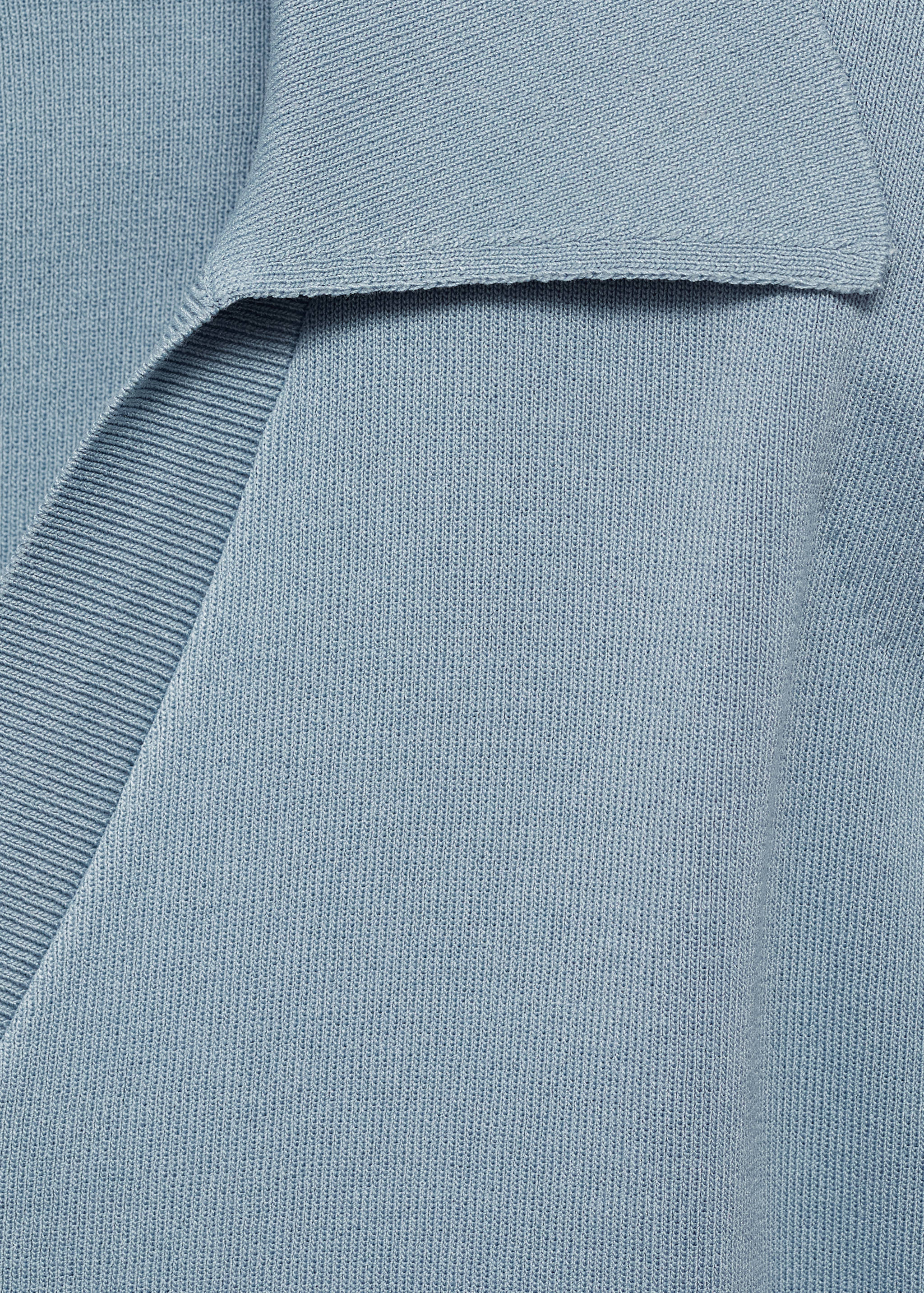 Fine-knit shoulder-padded waistcoat - Details of the article 8