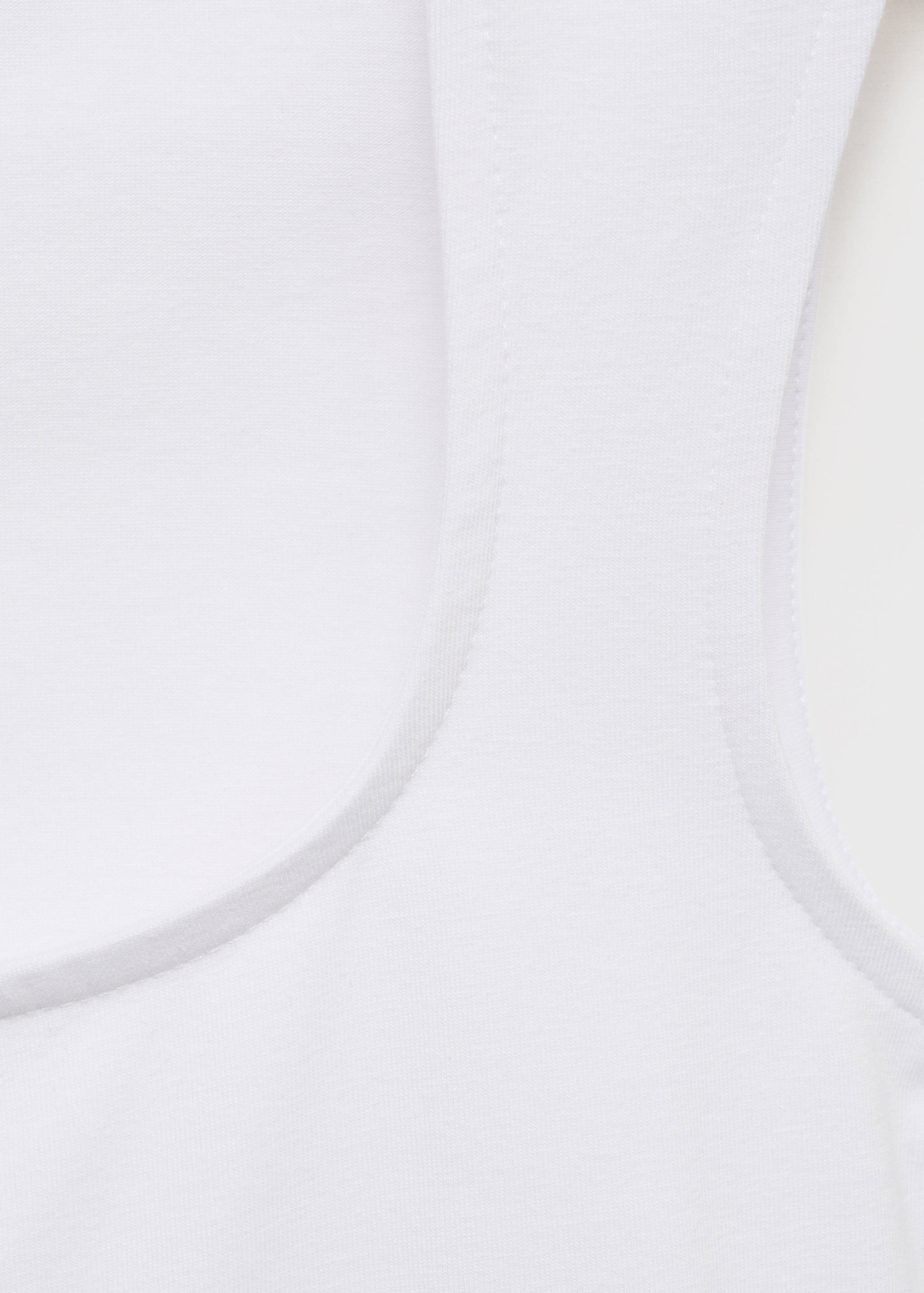 Knitted top with wide straps - Details of the article 8