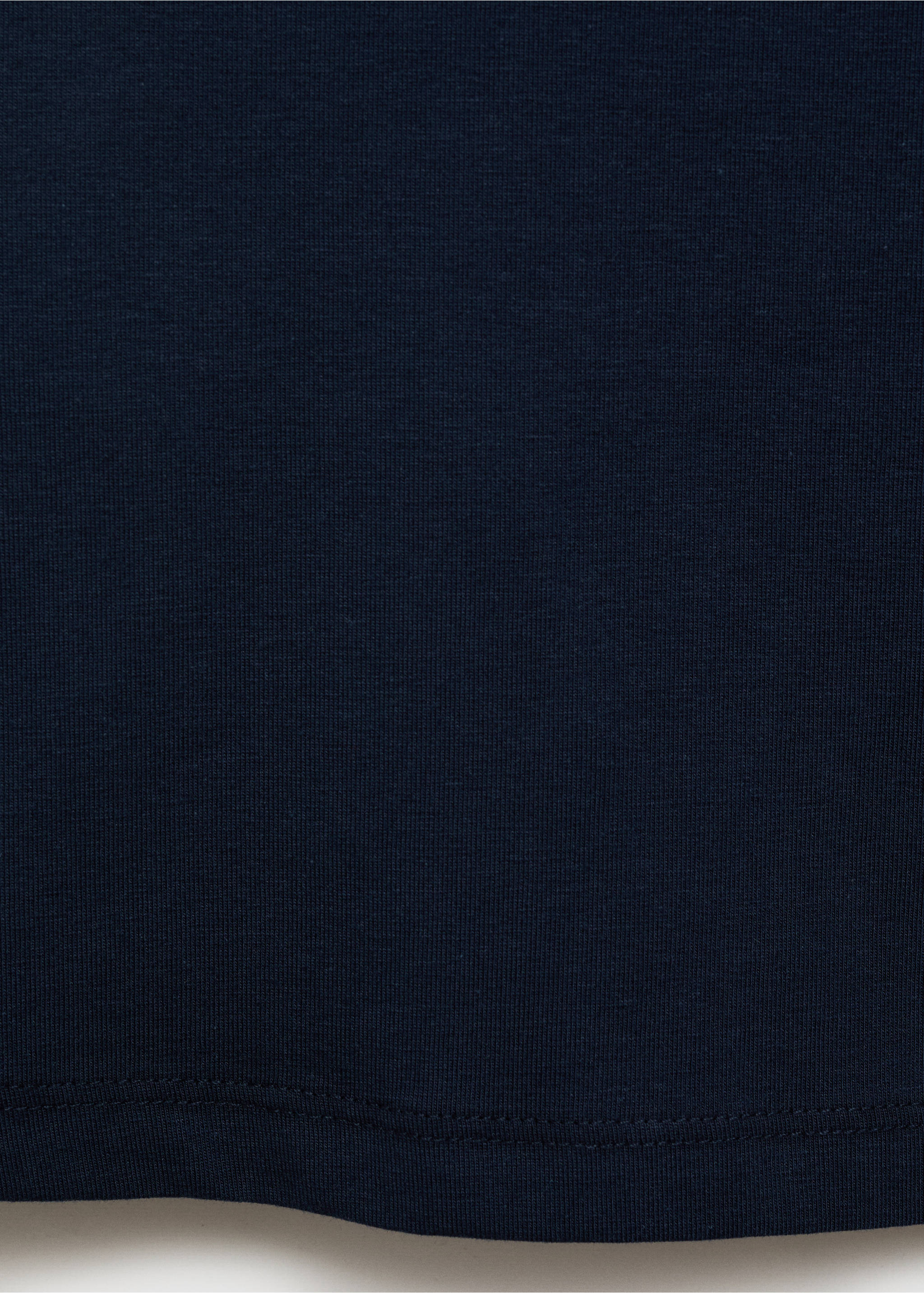 Knitted top with wide straps - Details of the article 0, Navy. Ref: 17061145-00.
