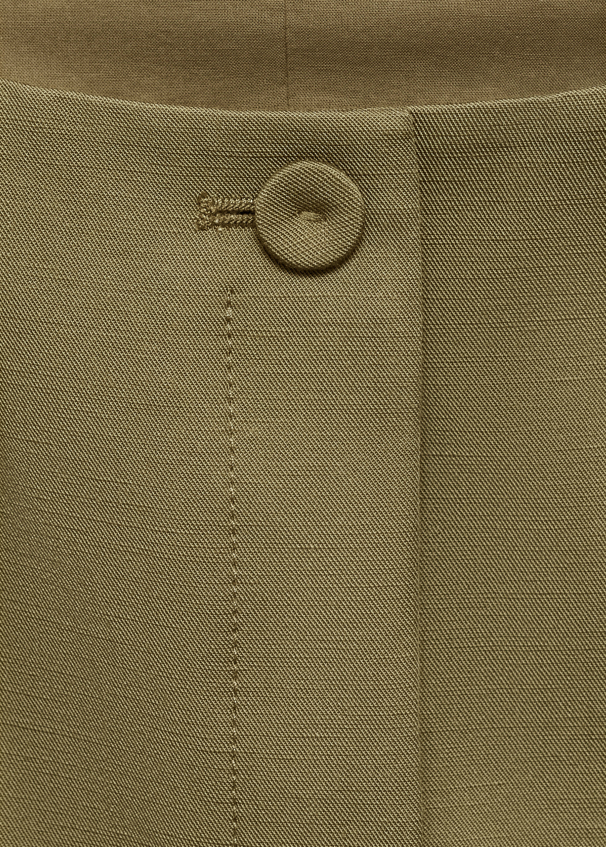Linen-blend suit waistcoat - Details of the article 8