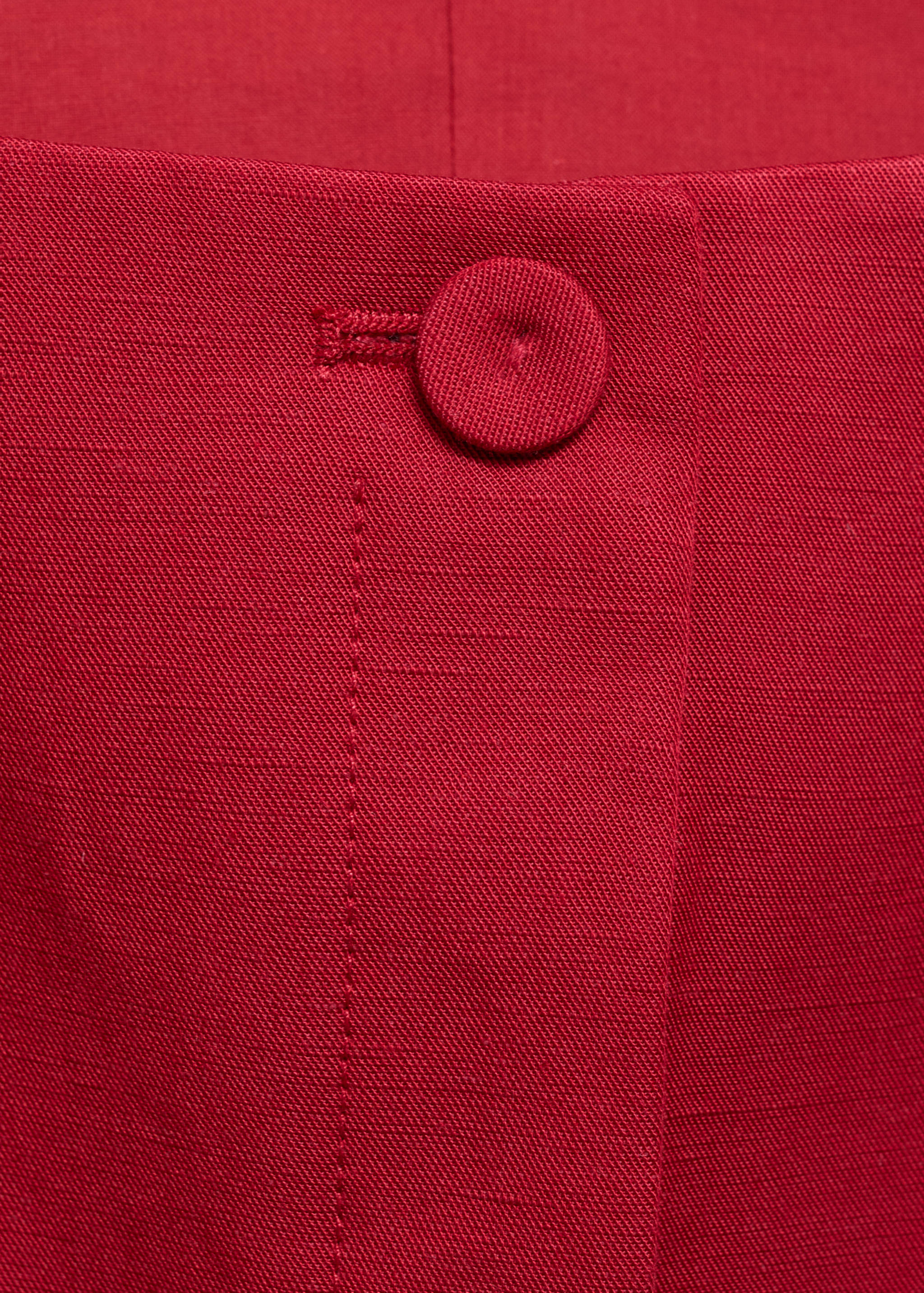 Linen-blend suit waistcoat - Details of the article 8