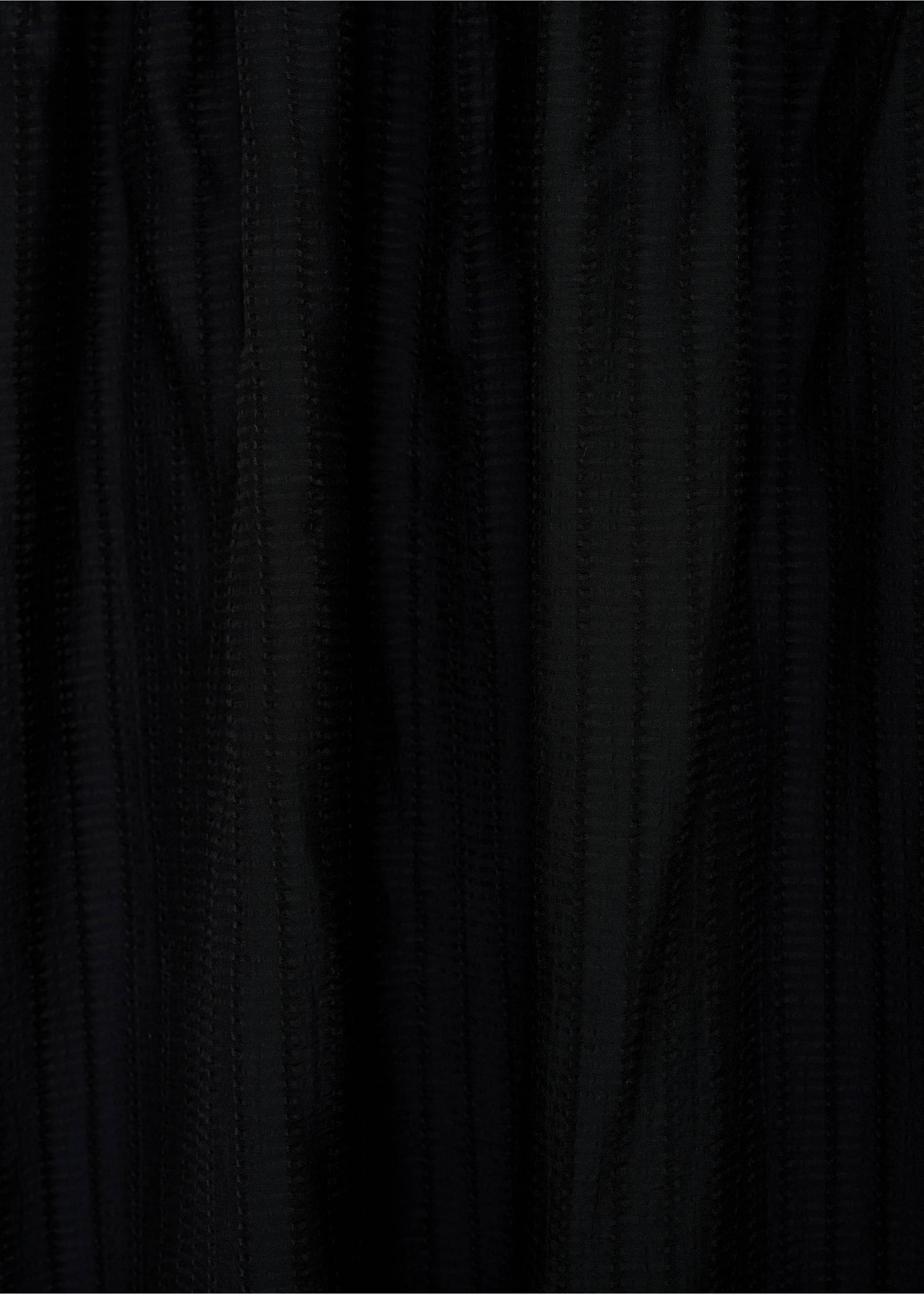 Vestido largo escote volante - Detalle del artículo 8, Negro. Ref: 17061154-00.