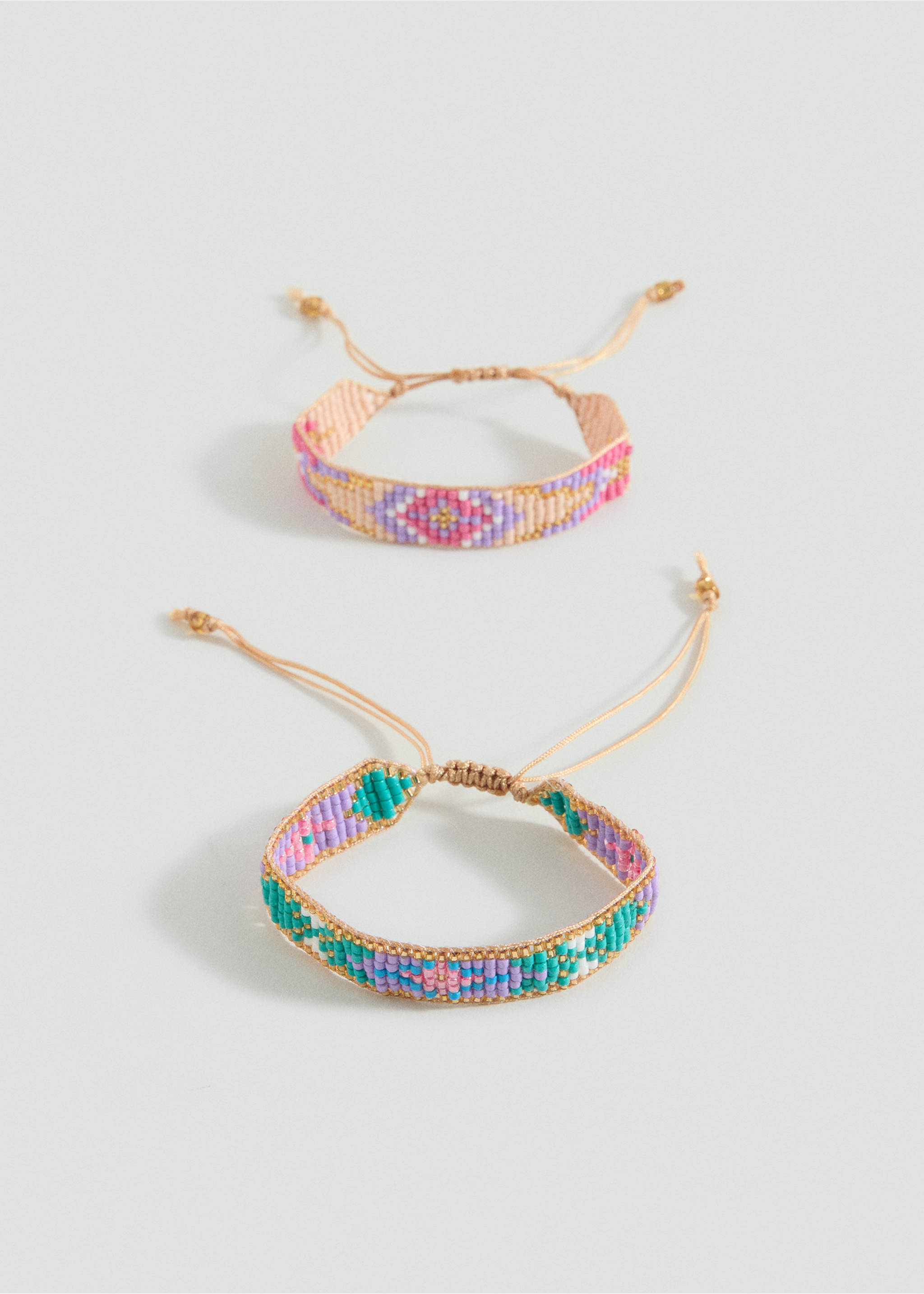 Pack 2 pulseras - Plano medio, Morado claro/pastel. Ref: 17061161-00.