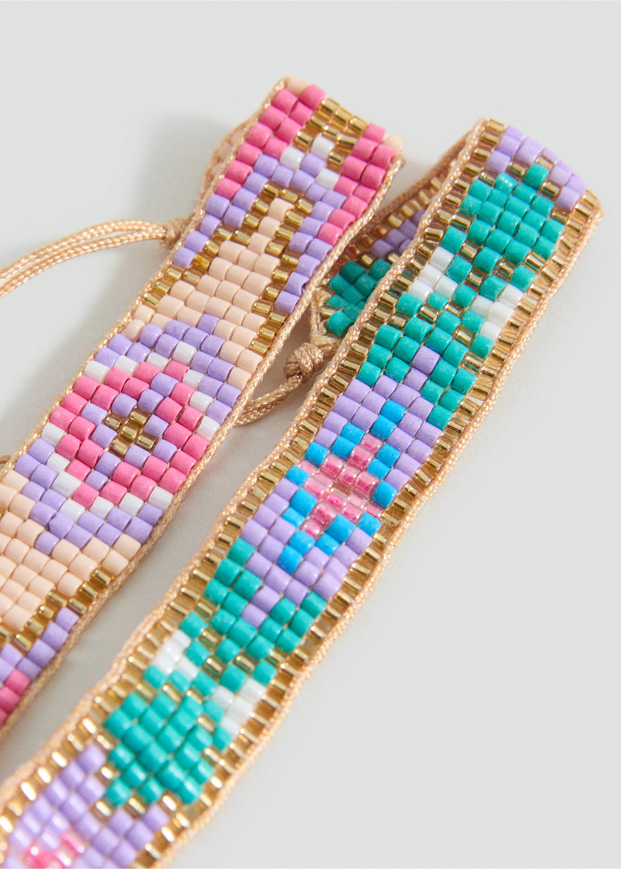 Pack 2 pulseras - Detalle del artículo 1, Morado claro/pastel. Ref: 17061161-00.