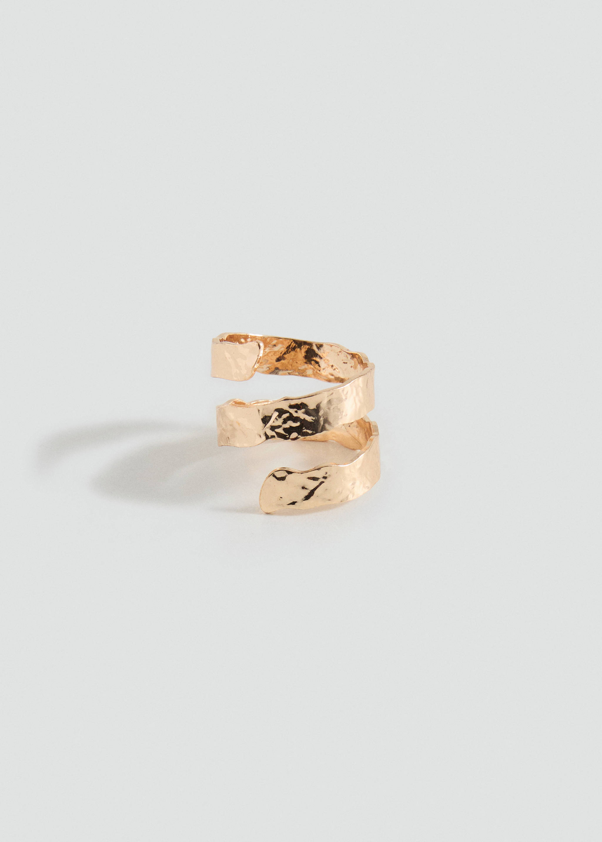 Textured spiral ring - Teen Girl | MANGO OUTLET USA