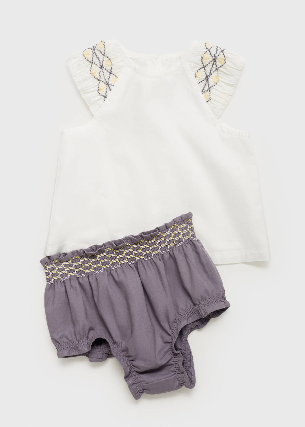 Embroidered cotton blouse