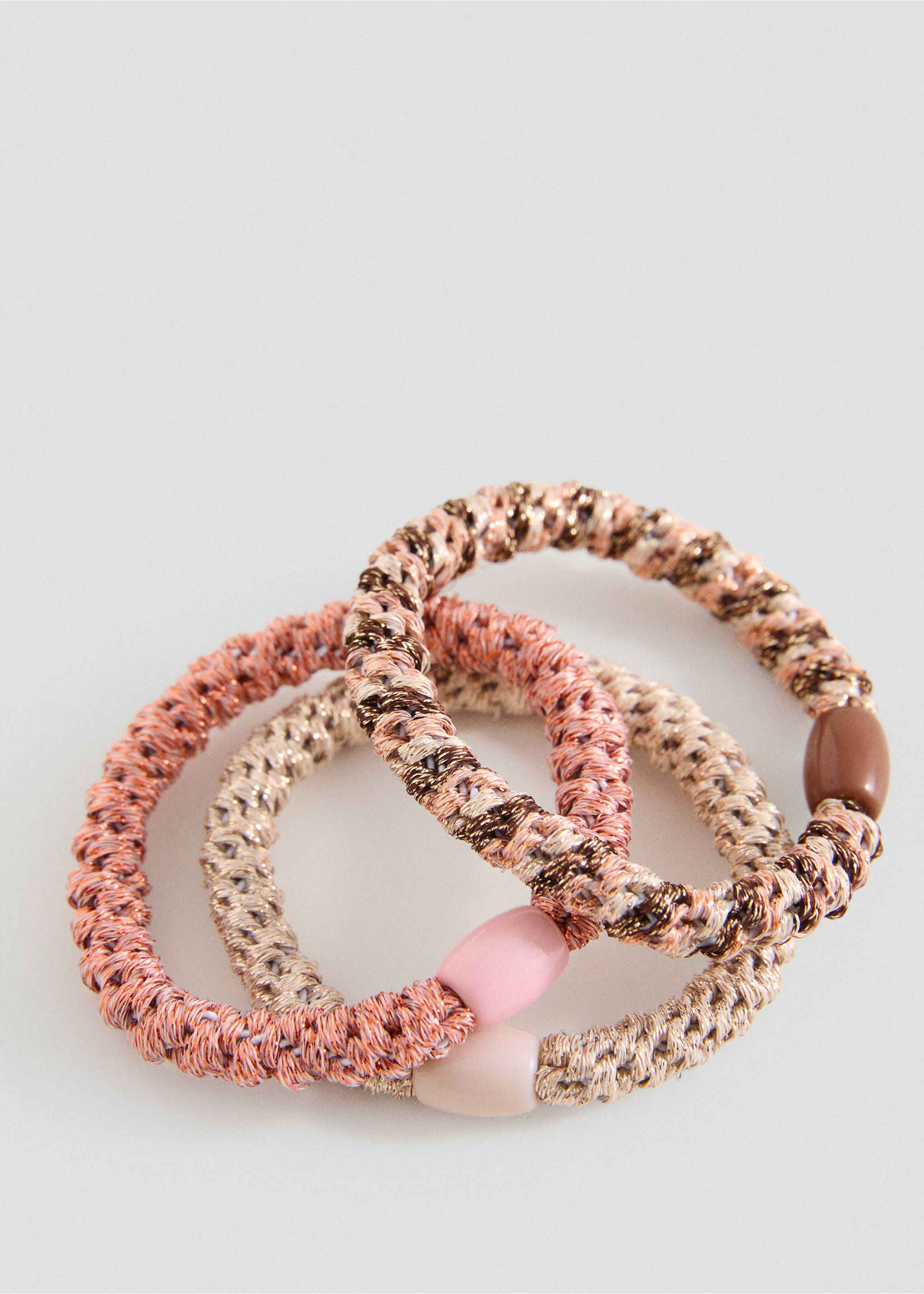 Scrunchies 3 pack - Medium plane, Copper. Ref: 17061173-00.