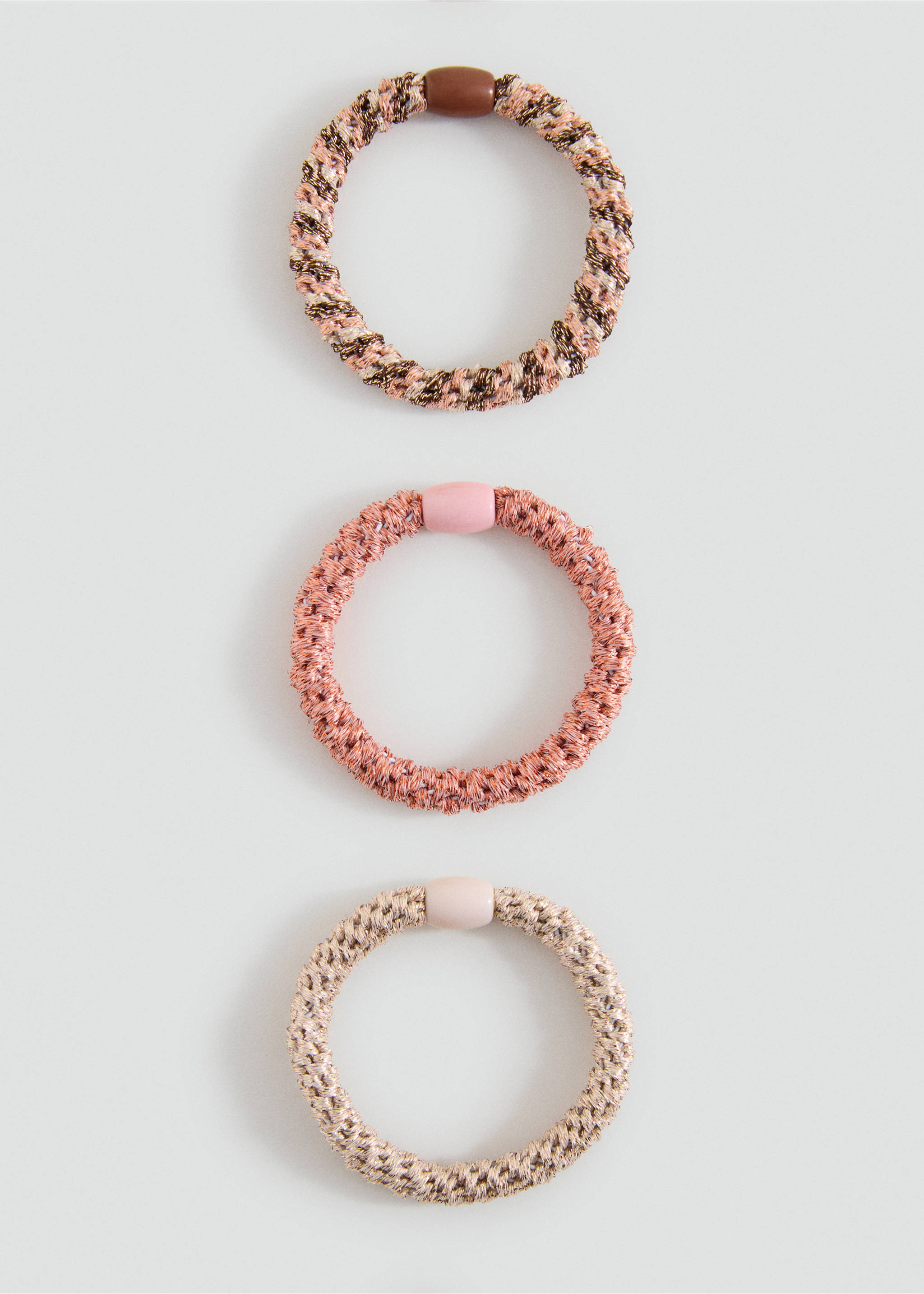 Scrunchies 3 pack - Article without model, Copper. Ref: 17061173-00.