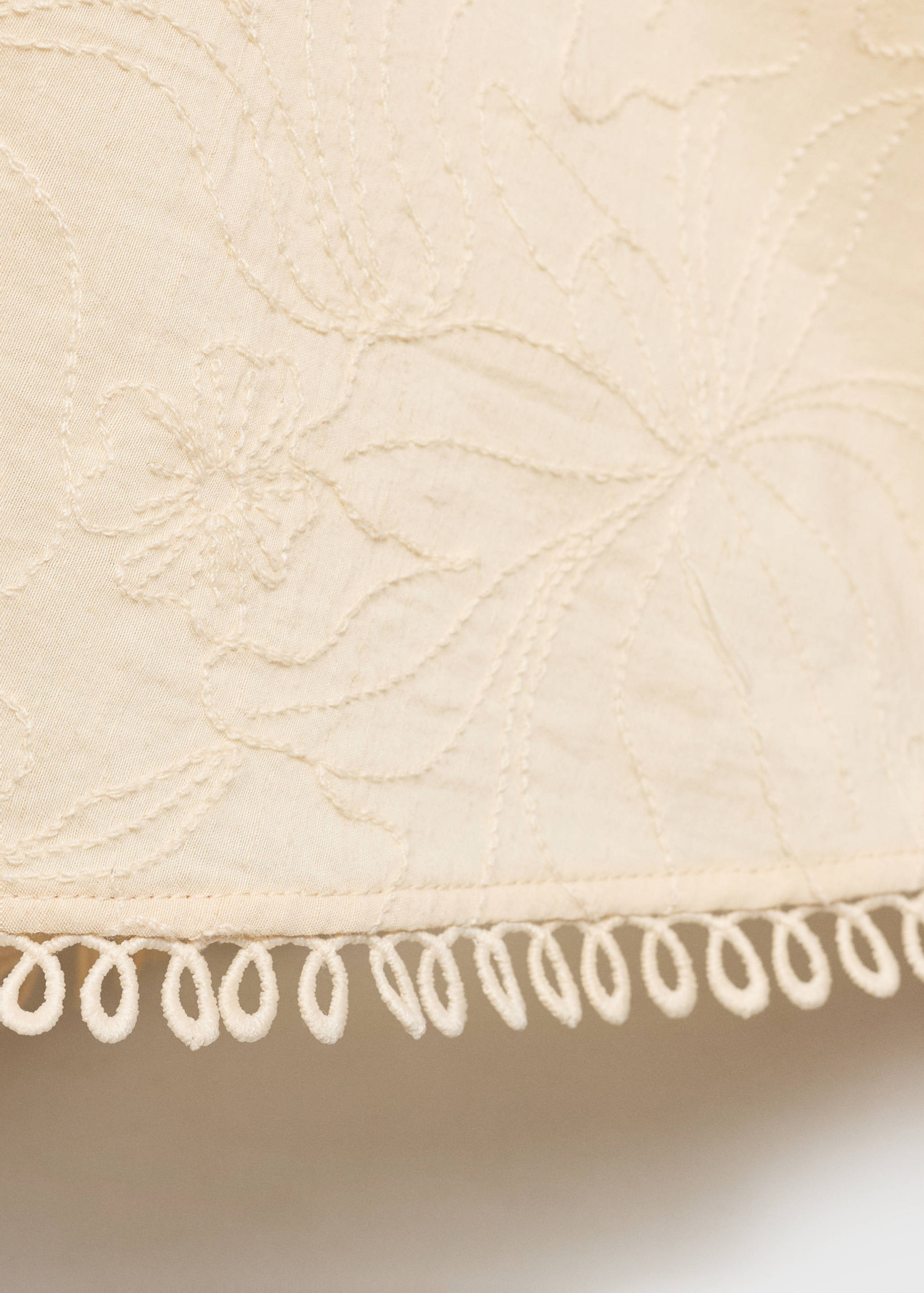 Embroidered midi dress - Details of the article 8