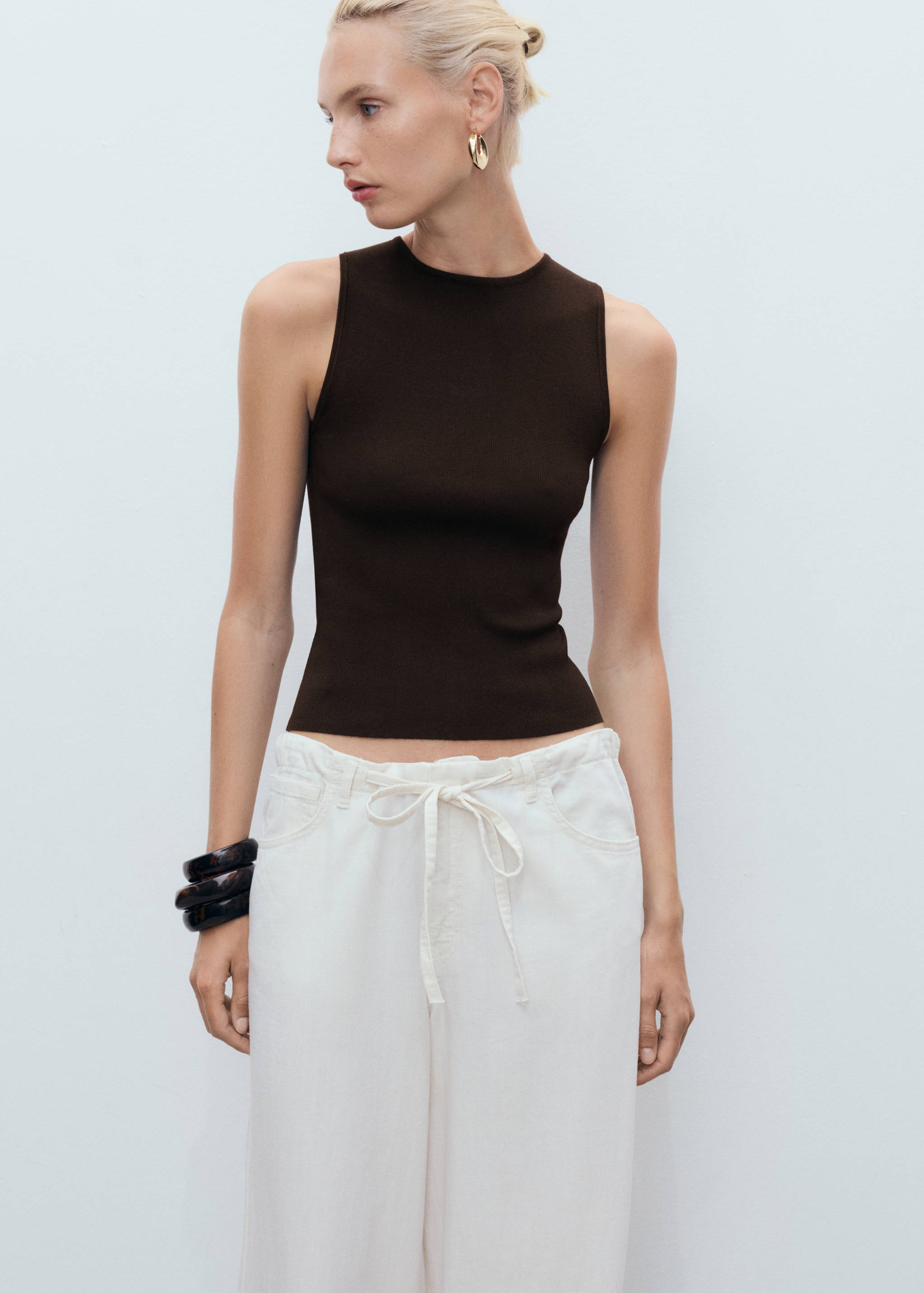 Top maille fine - Plan moyen