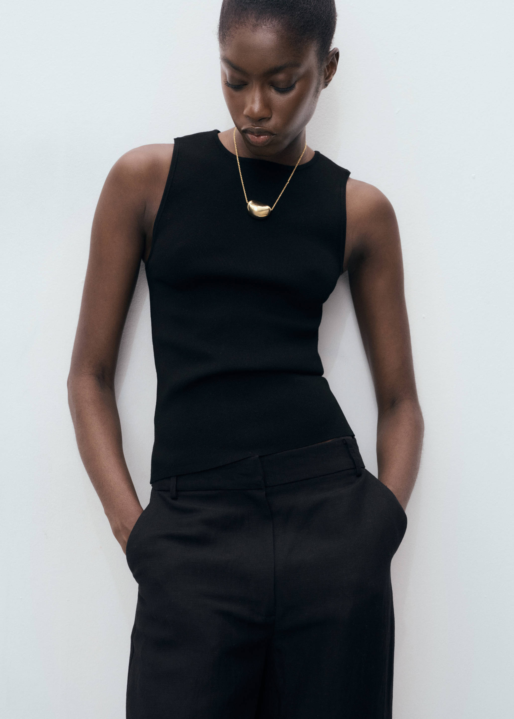 Top maille fine - Plan moyen