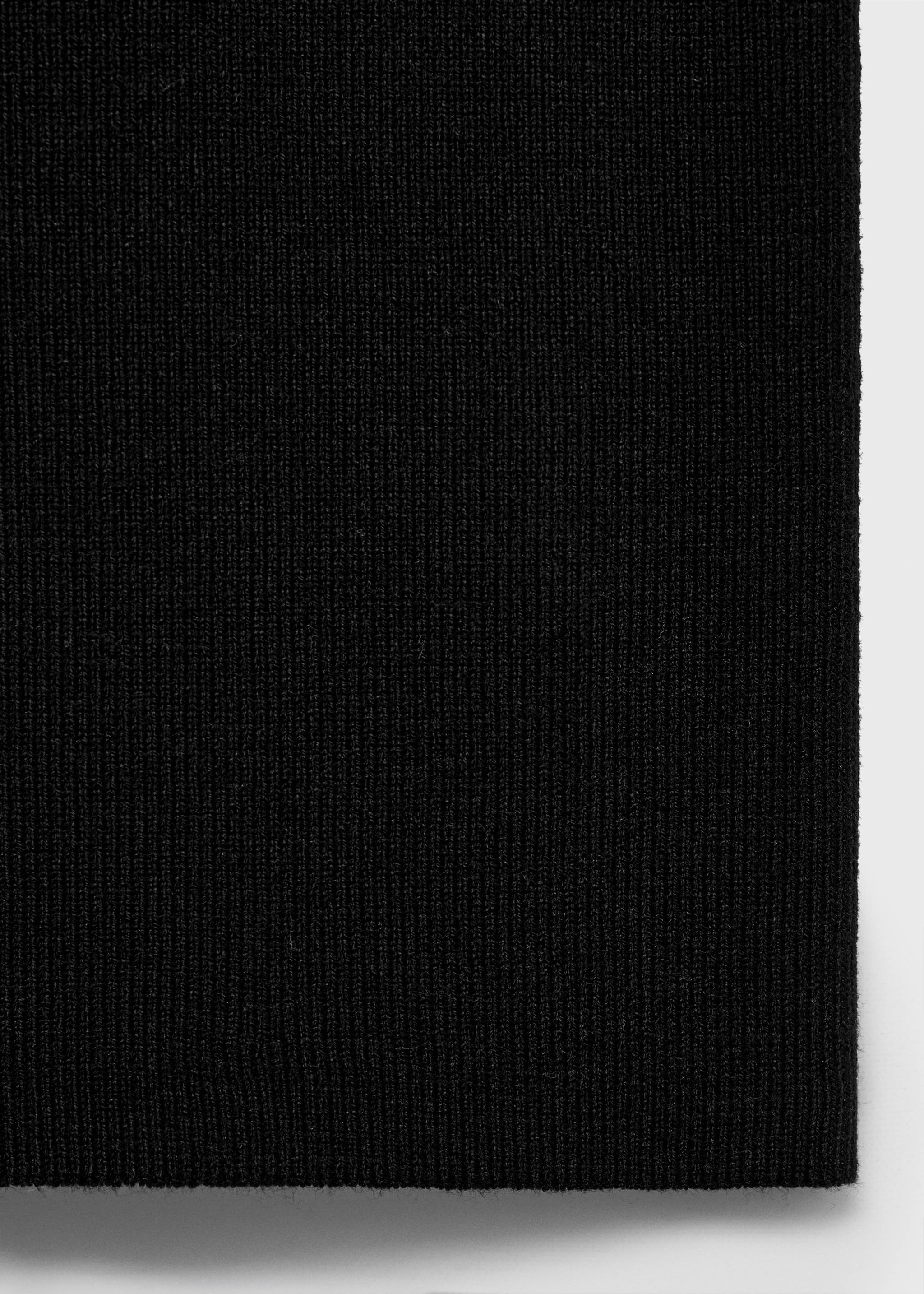 Fine-knit top - Details of the article 0, Black. Ref: 17061177-00.