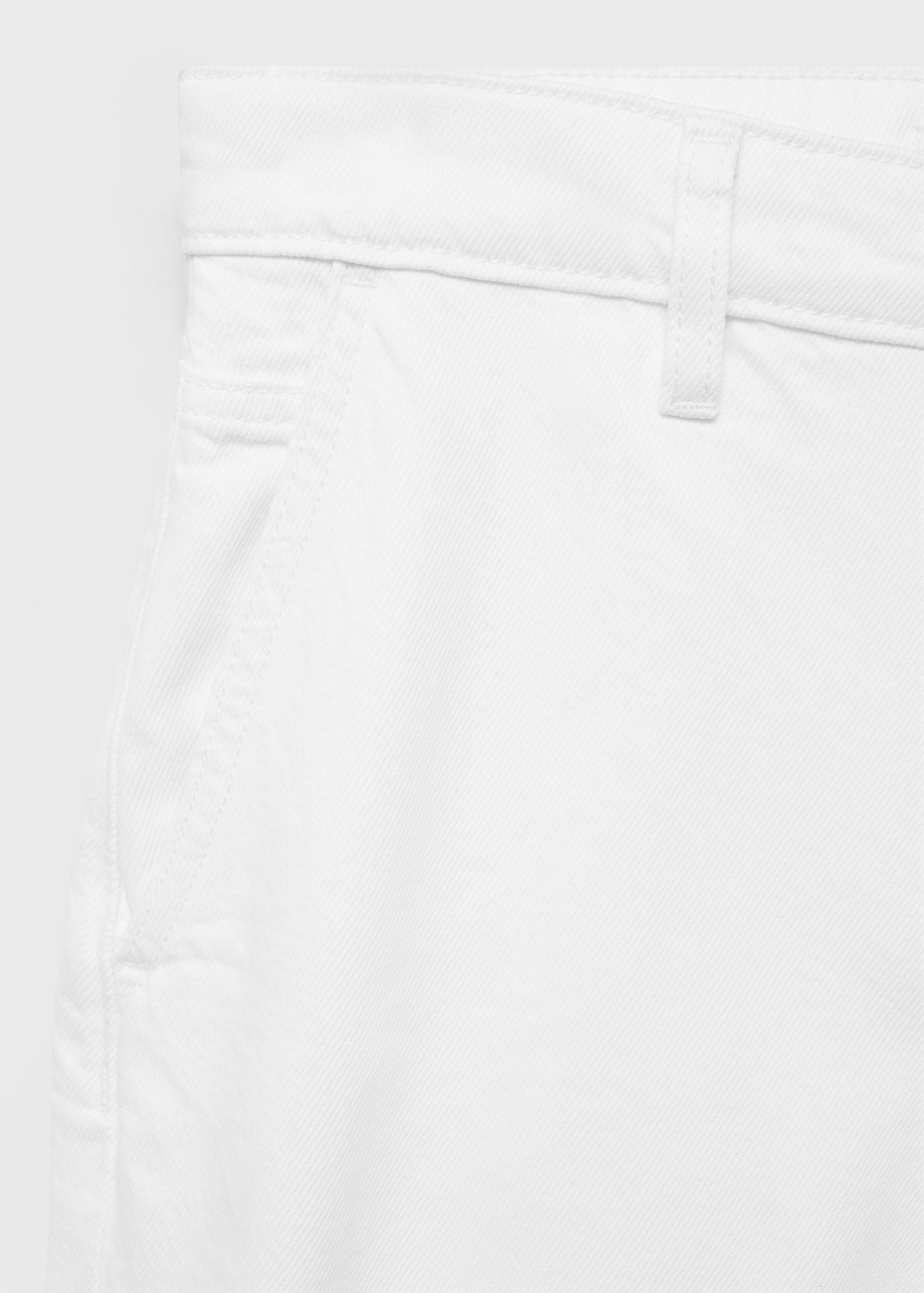 Mid-rise denim bermuda jorts - Details of the article 0