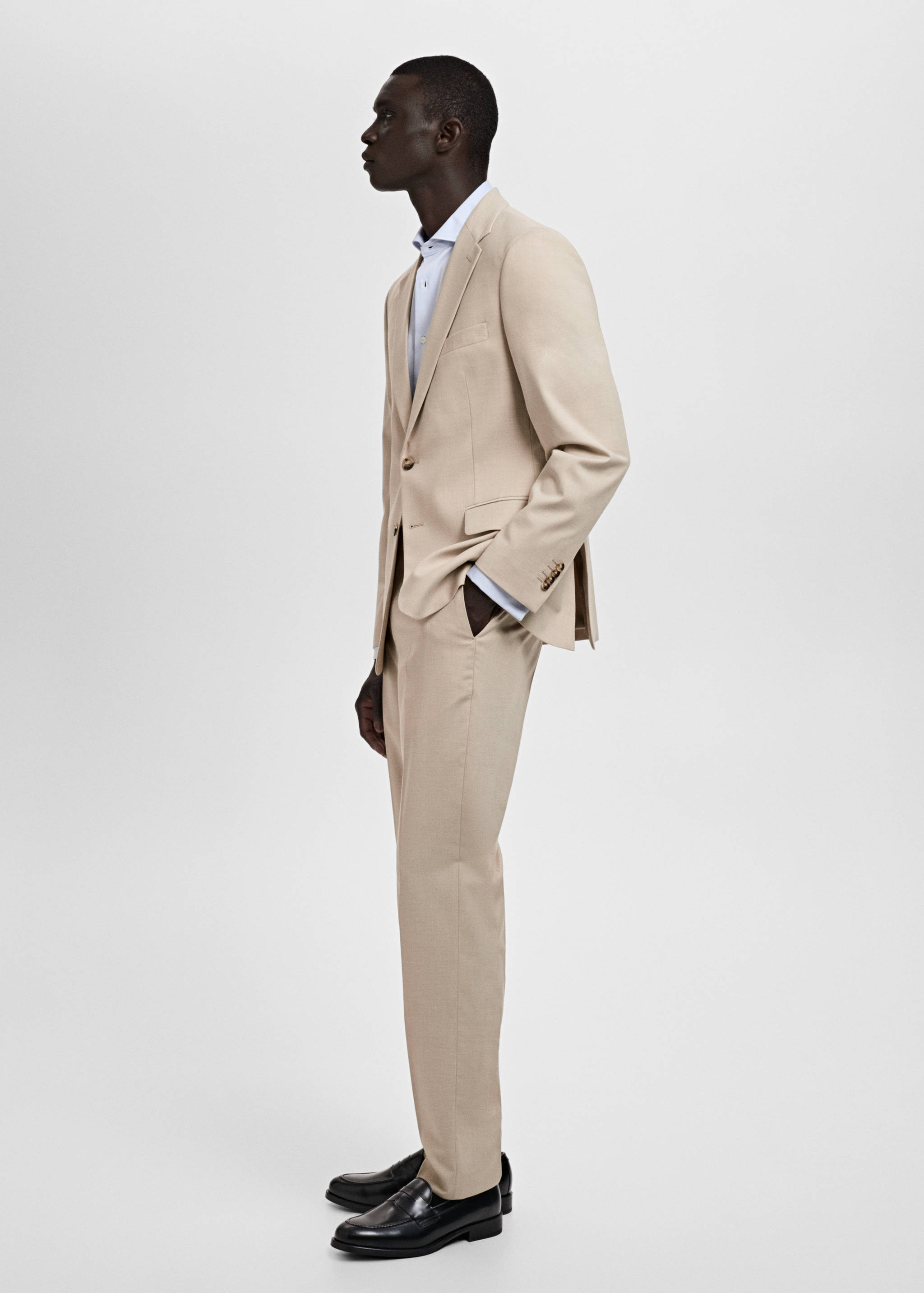Milan slim-fit suit trousers - Details of the article 2
