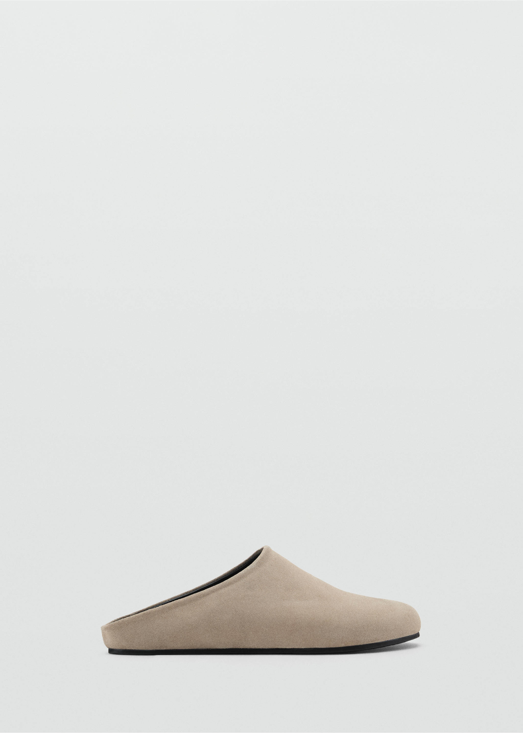 Suede leather clogs - Article without model, Sand. Ref: 17061193-00.