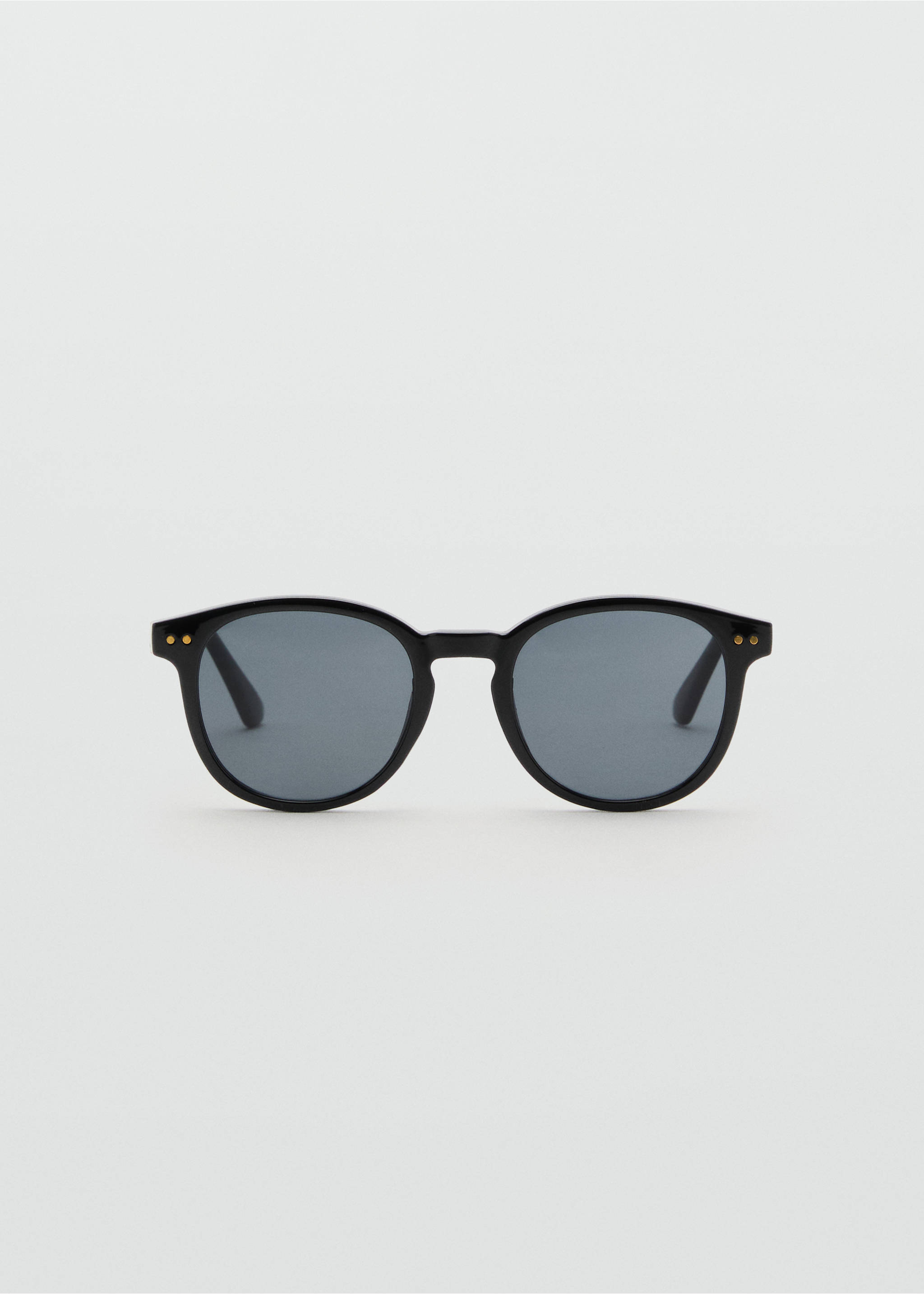 Round-framed sunglasses - Article without model, Black. Ref: 17061194-00.