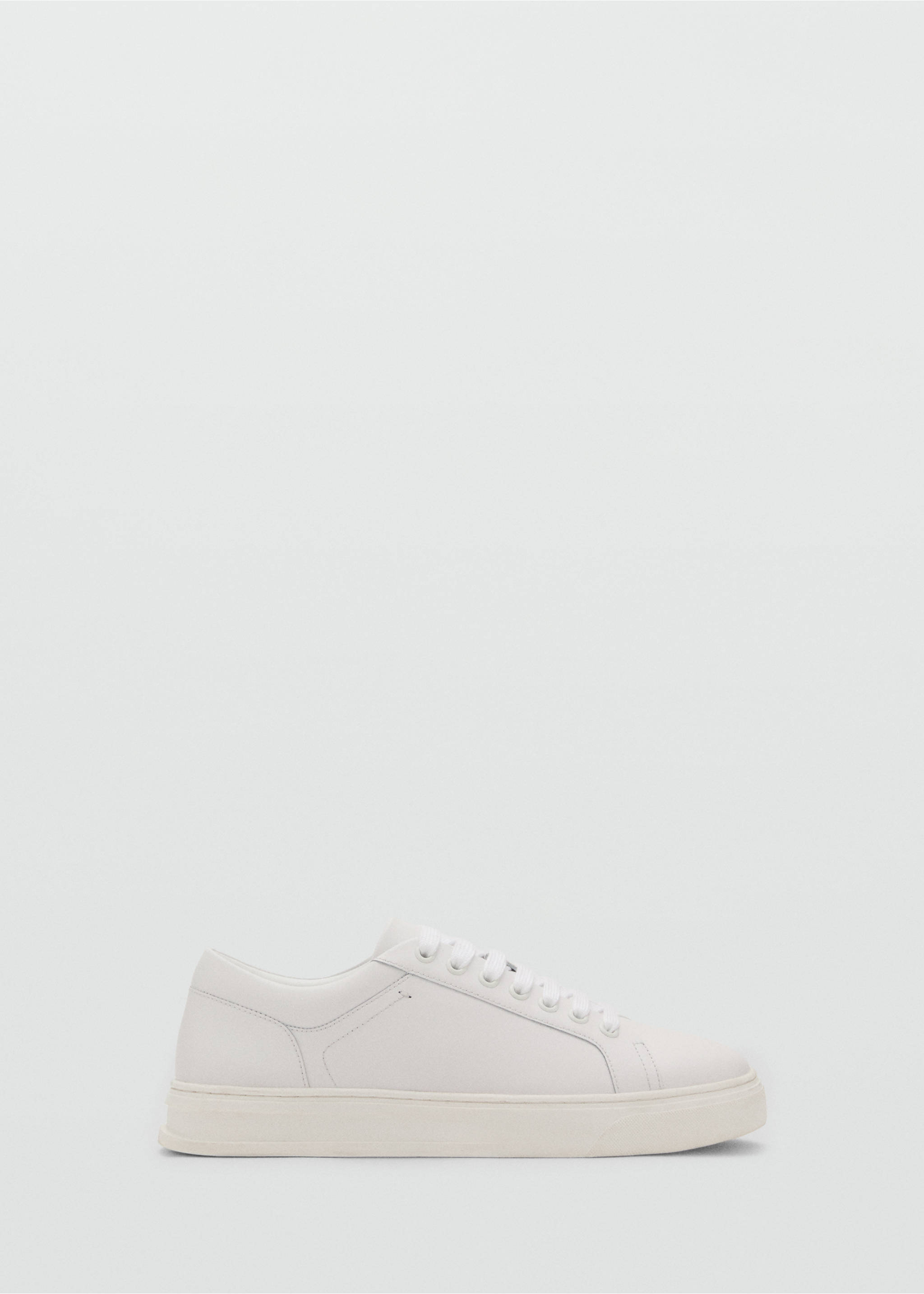 Leather panel sneakers - Article without model, White. Ref: 17061196-00.