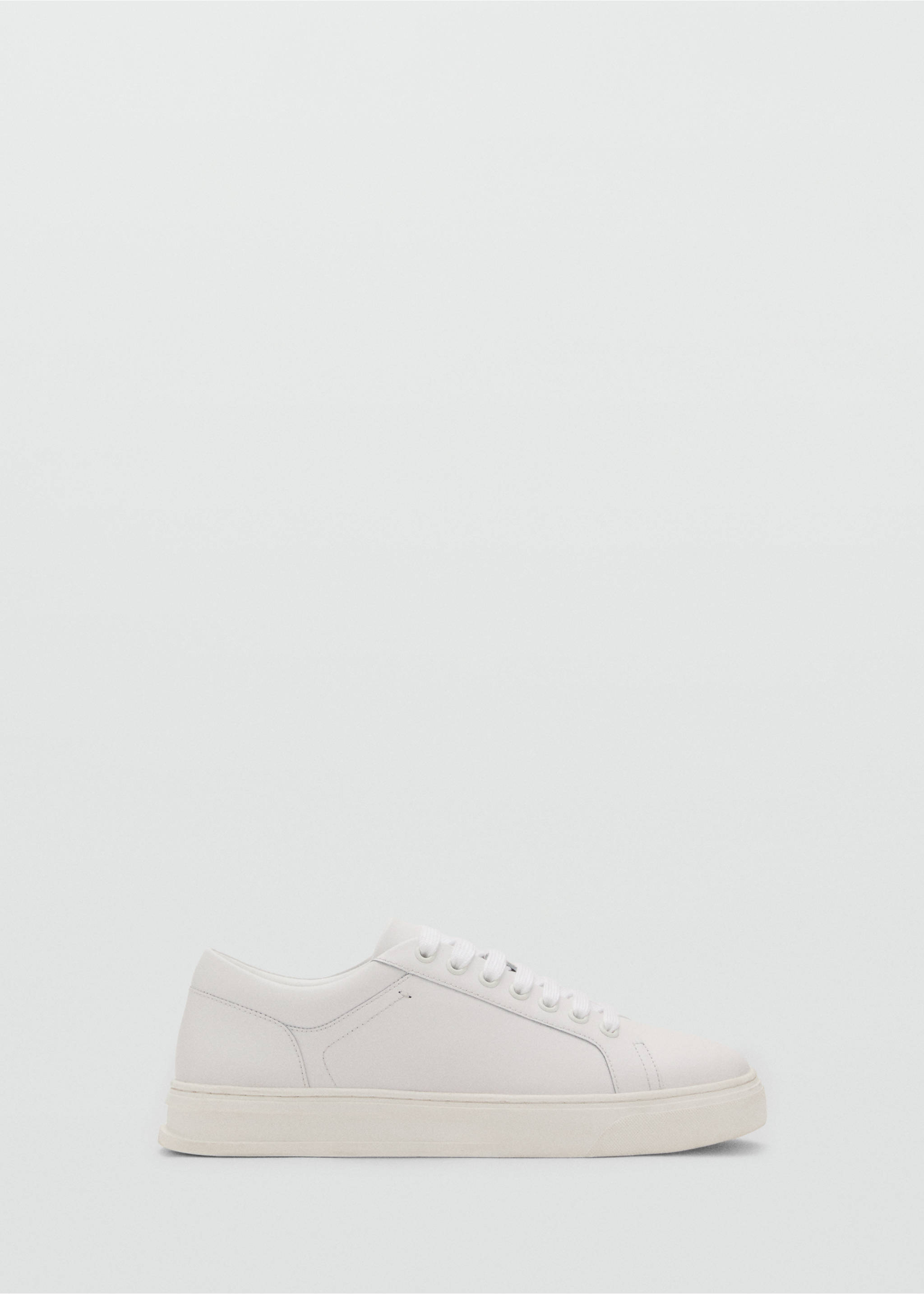 Leather panel sneakers - Article without model, White. Ref: 17061196-00.