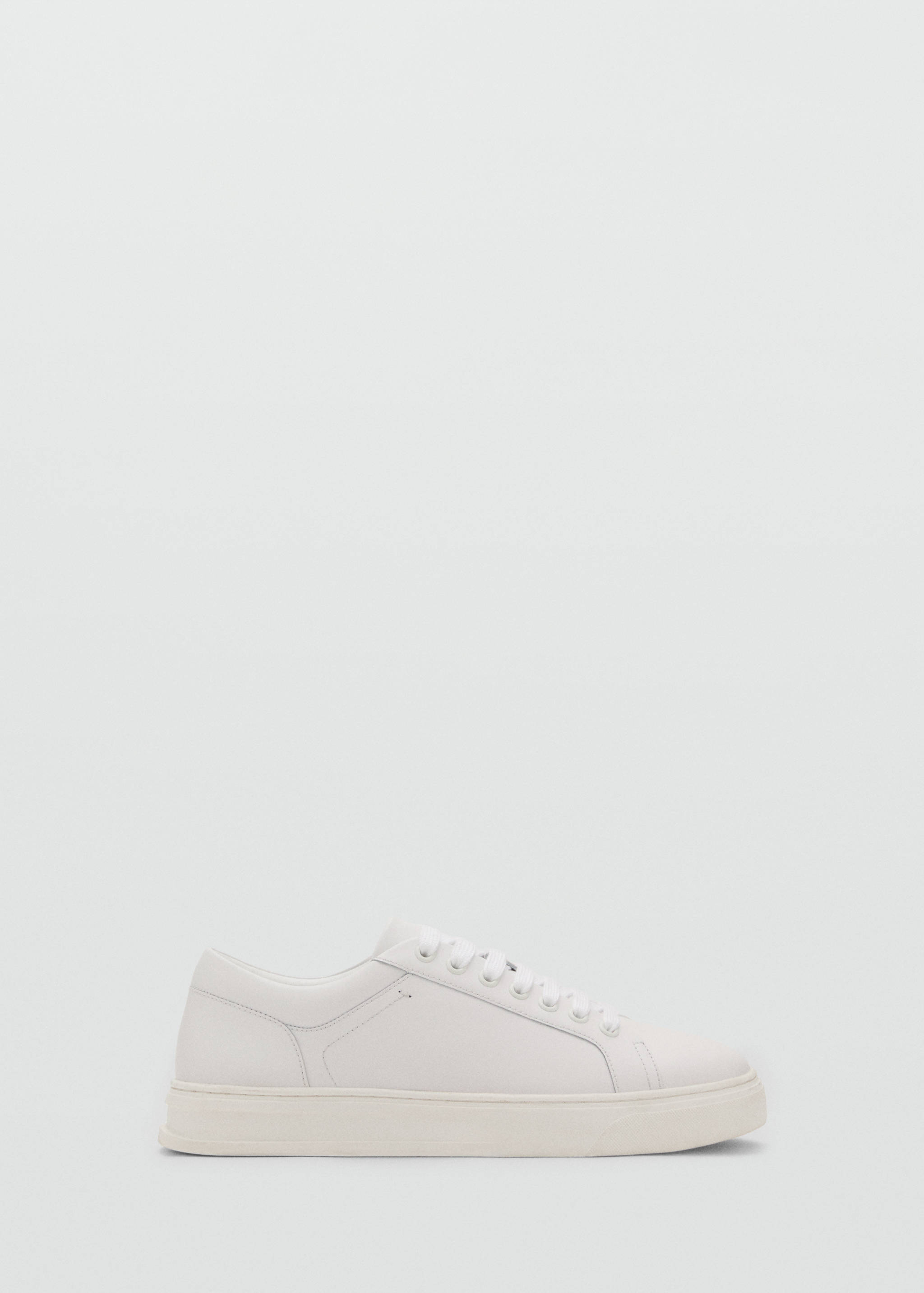 Läderpanel sneakers - Artikel utan modell