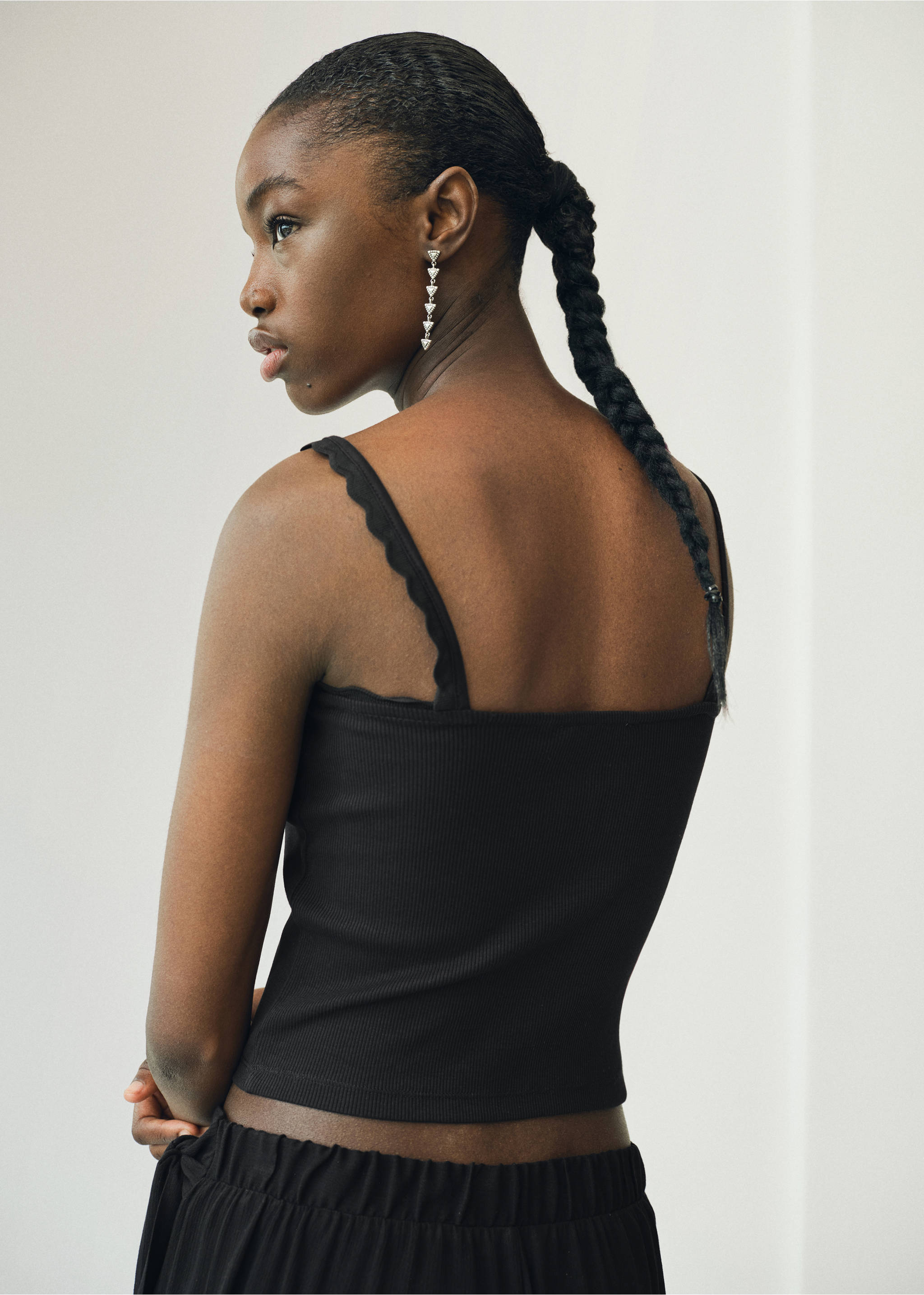 Top punt ones - Revers de l'article, Negre. Ref: 17061199-00.