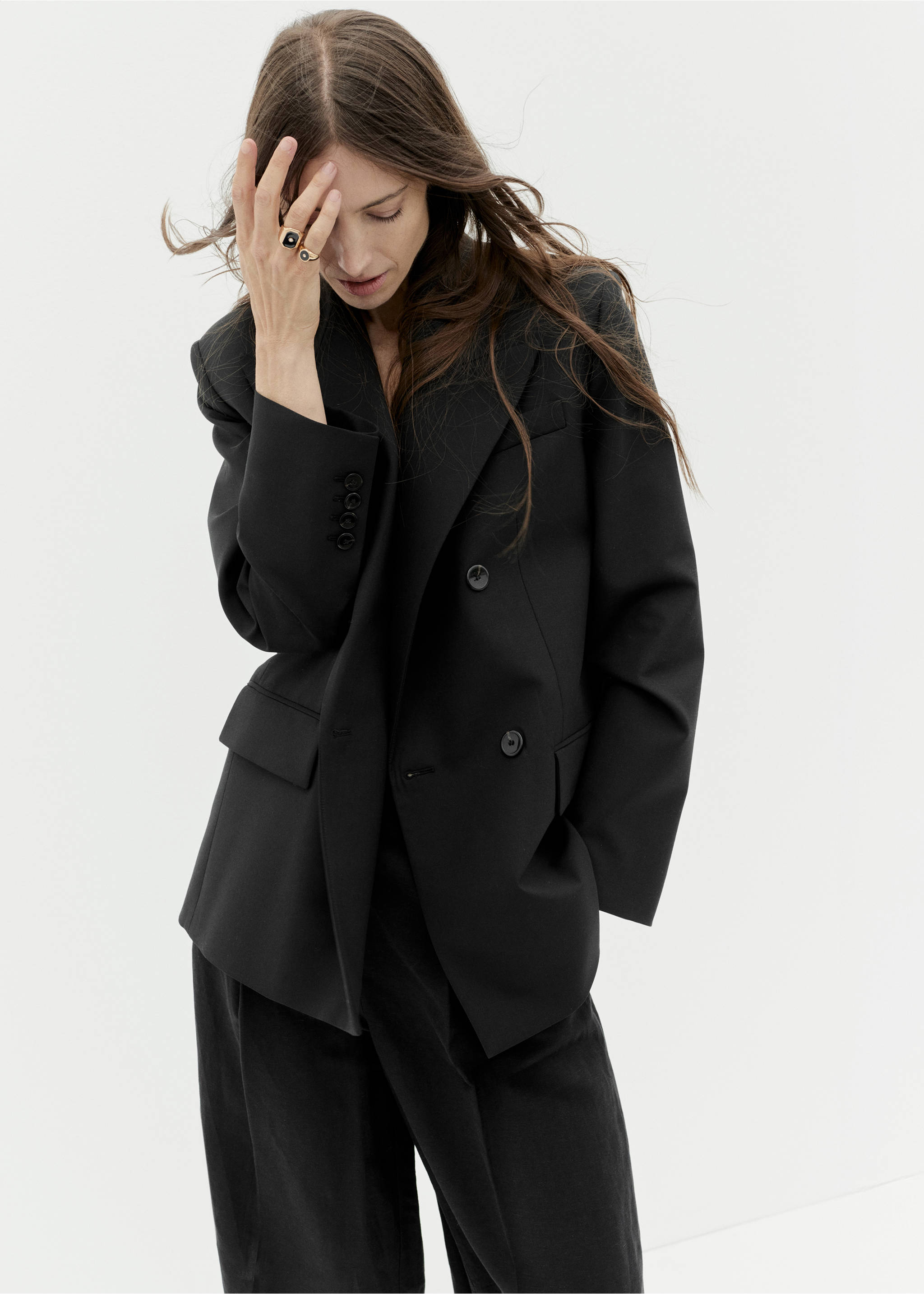 Set of 2 combined rings - General plane, Gold. Ref: 17061202-00.