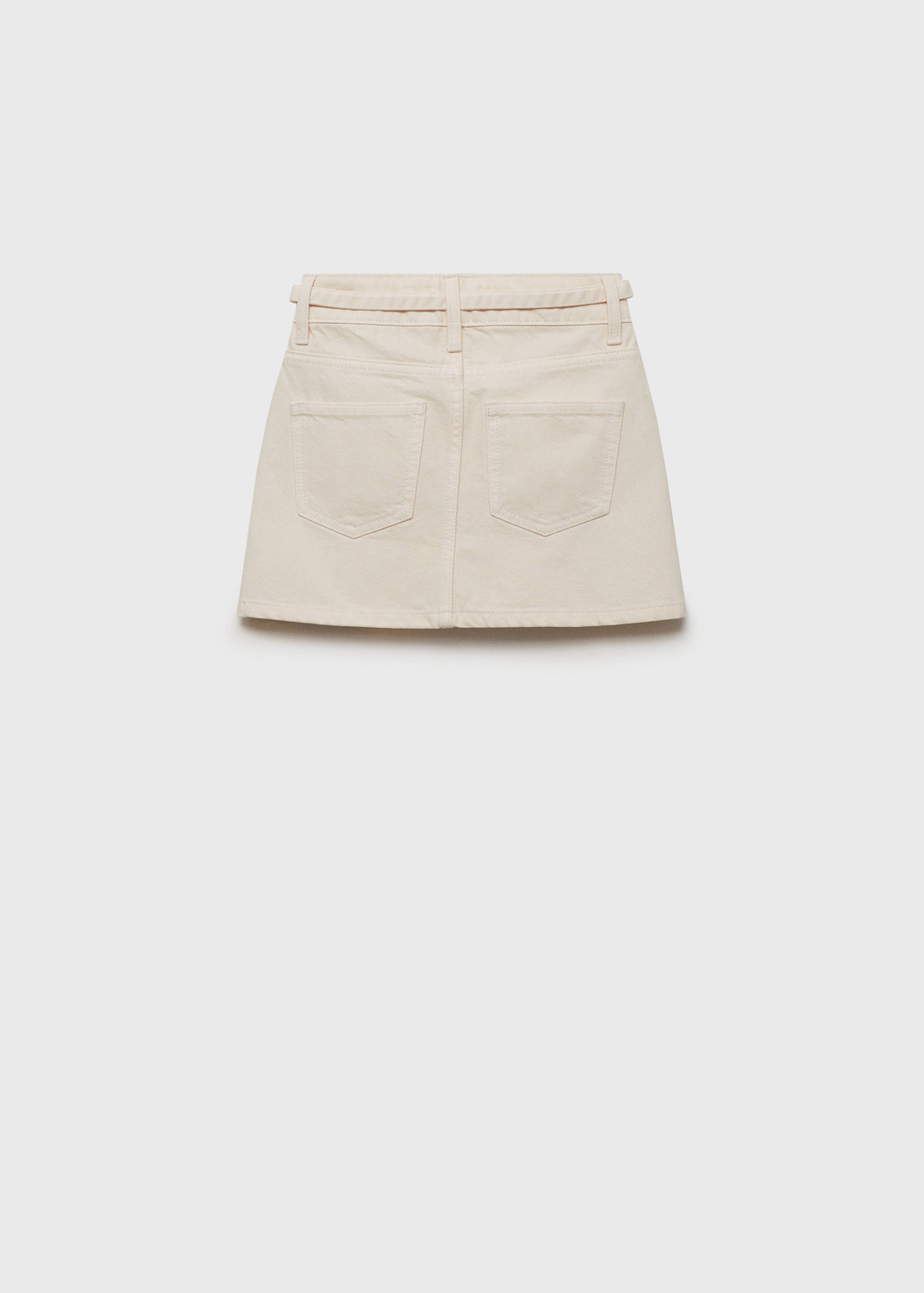 Jeansrock mit Schleife - Rückseite des Artikels