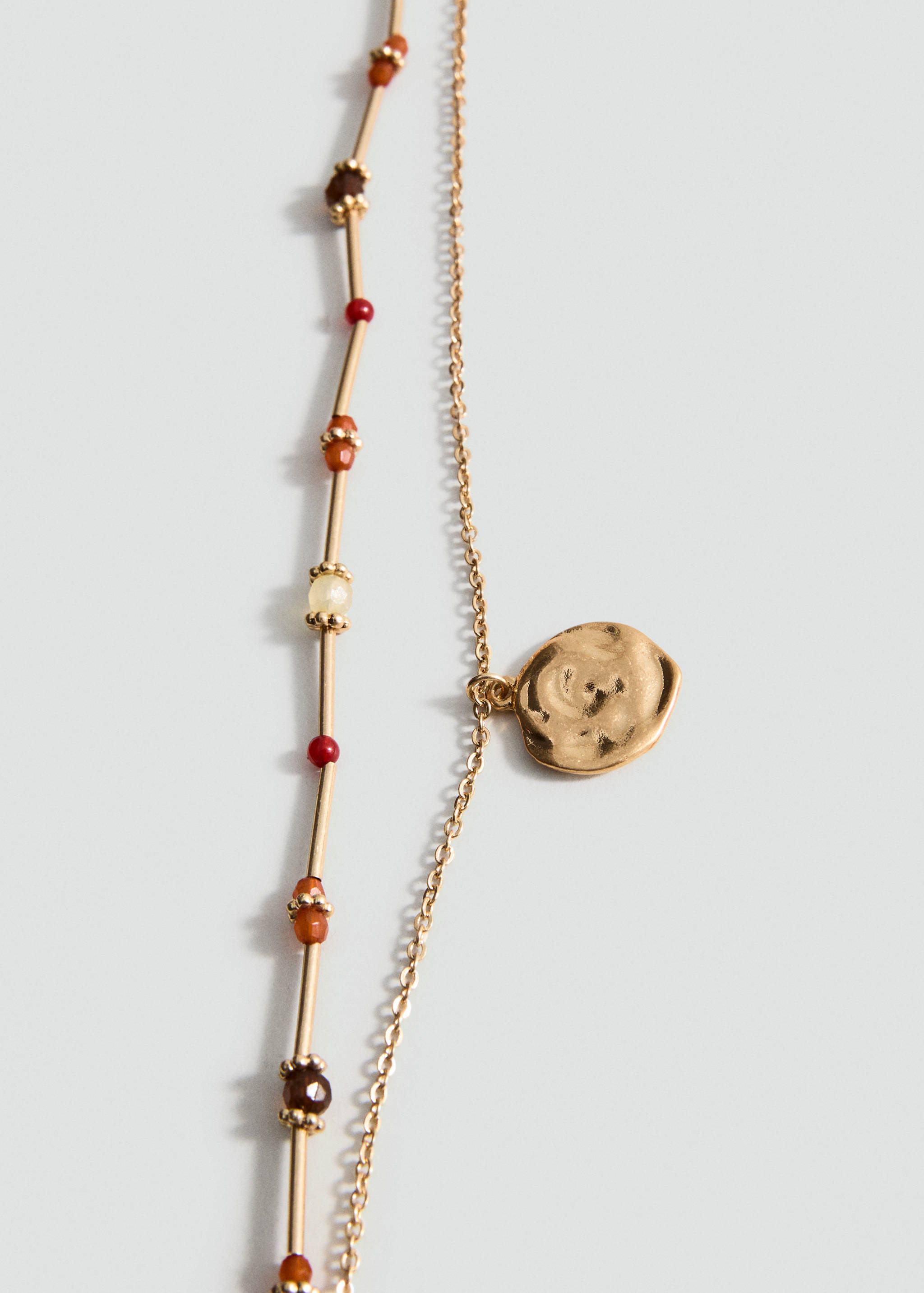 Ketting met gecombineerde dubbele hanger - Detail van het artikel 1