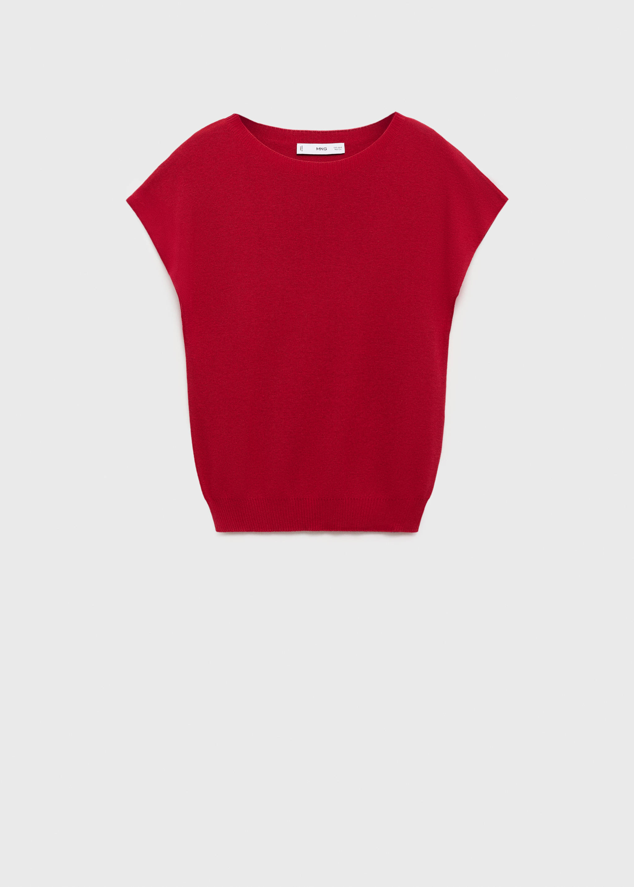 Kurzärmliger Feinstrickpullover - Artikel ohne Model