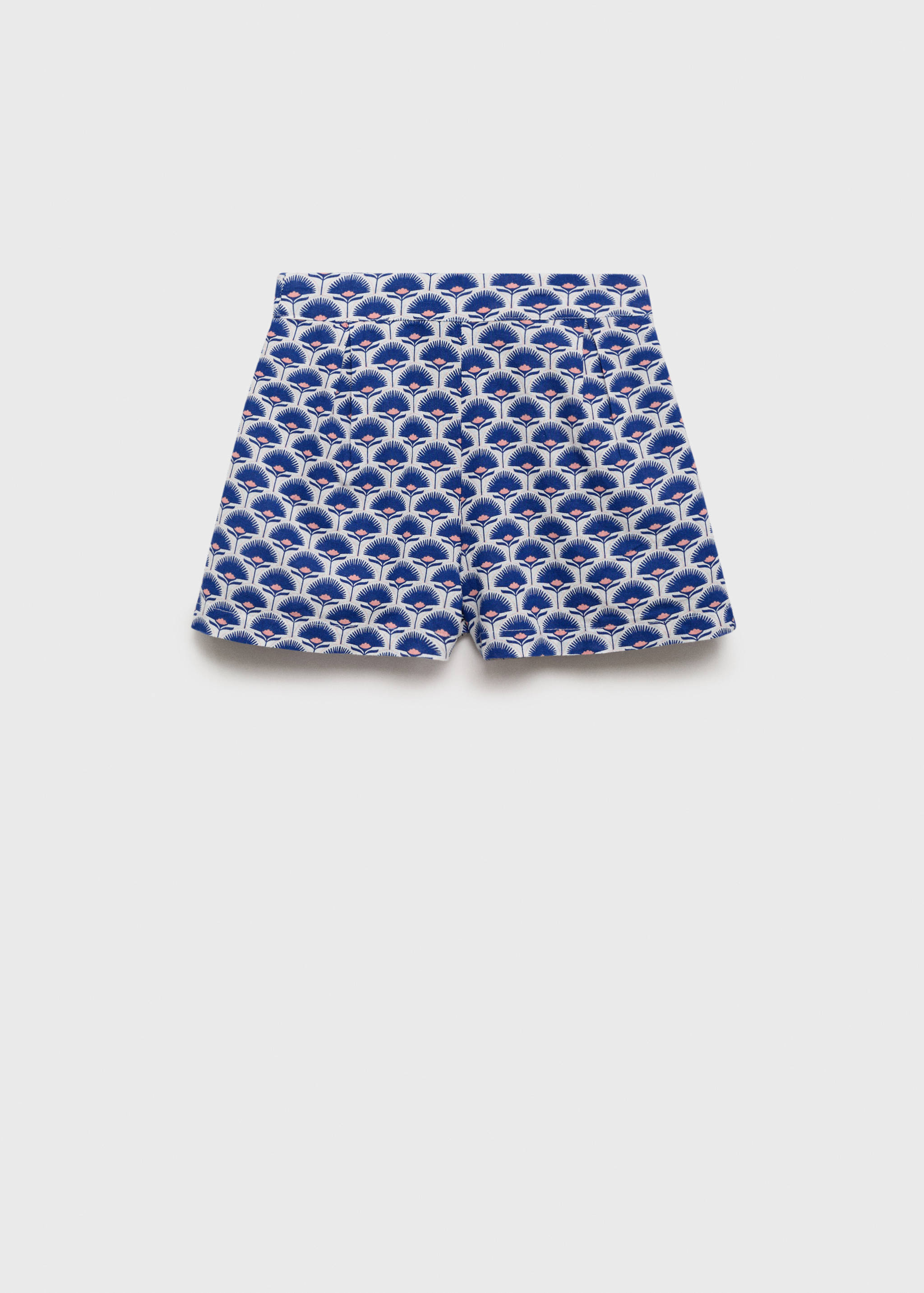 Gemusterte Leinenshorts - Artikel ohne Model