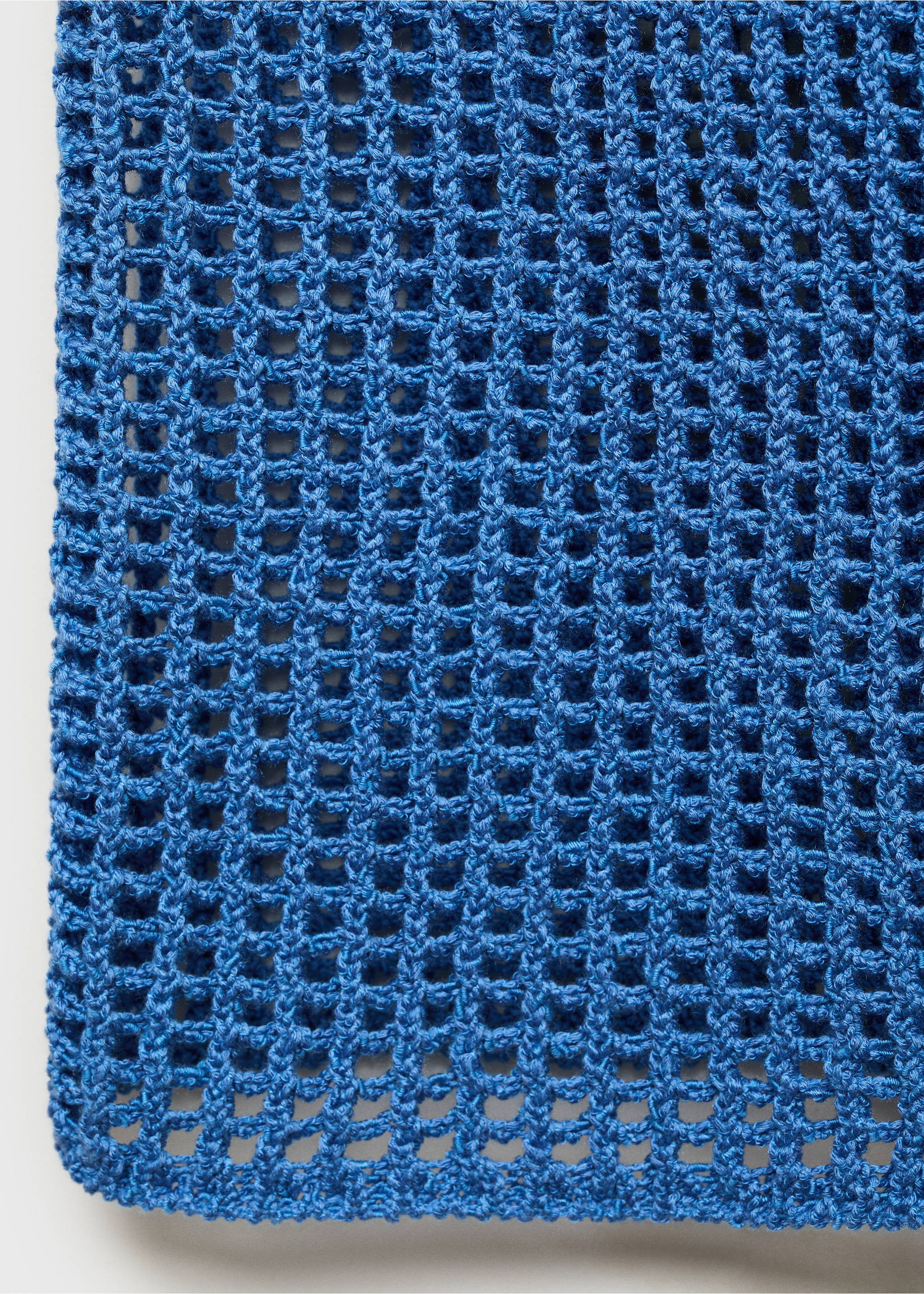Crochet long skirt - Details of the article 0, Blue. Ref: 17061218-00.