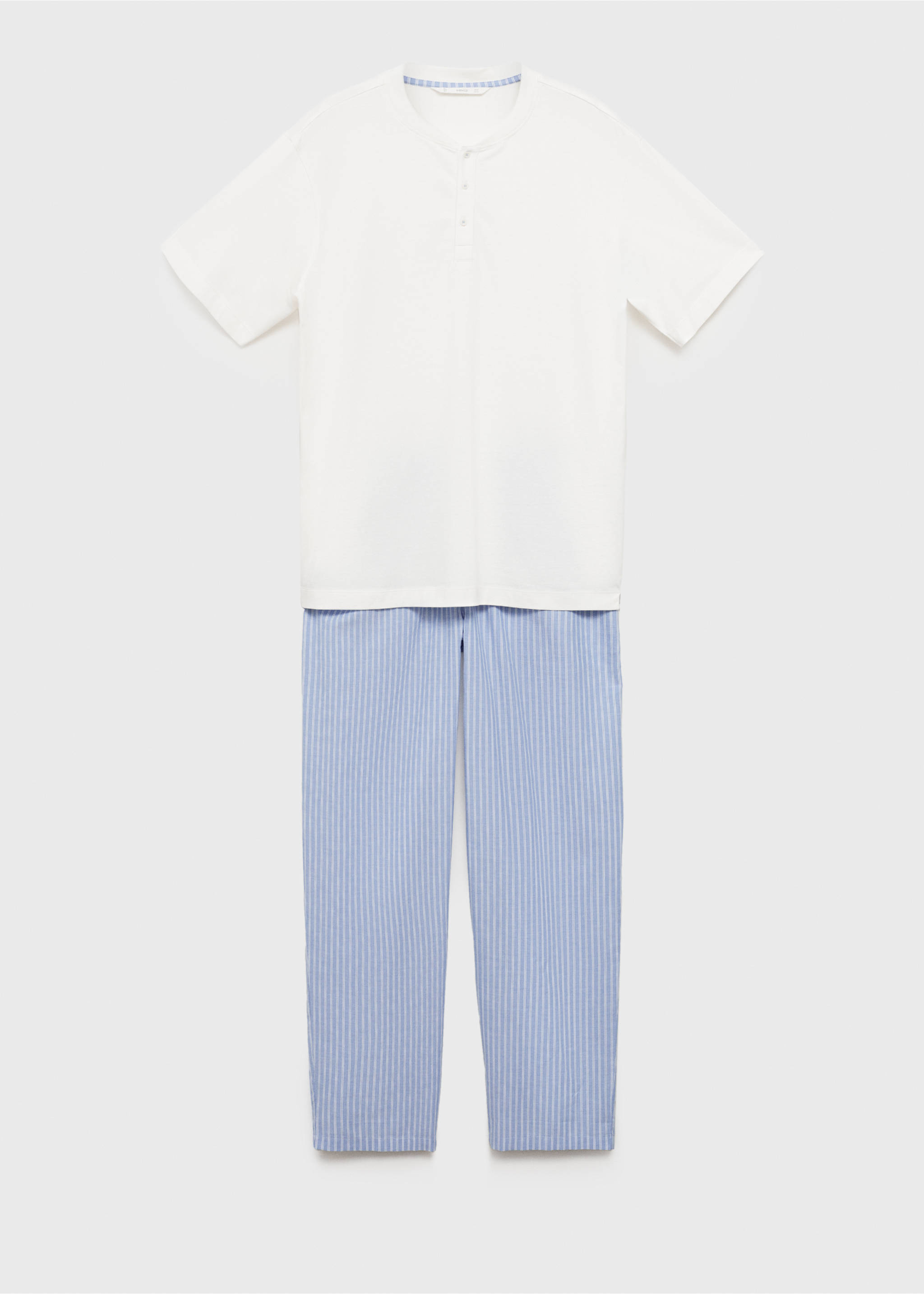 Pack de pijama combinado de 100% algodão - Artigo sem modelo, Azul. Ref: 17061220-00.