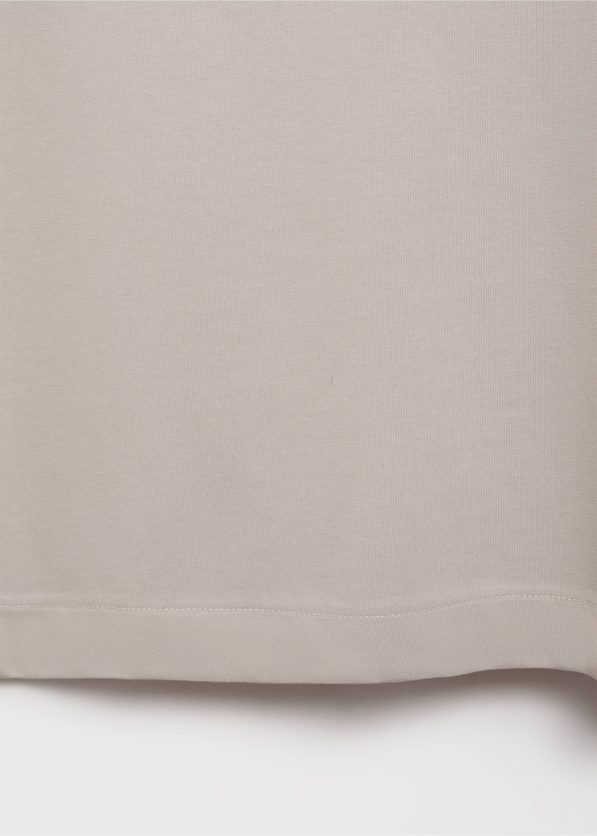 Zip neck polo shirt - Details of the article 0, Sand. Ref: 17061229-00.