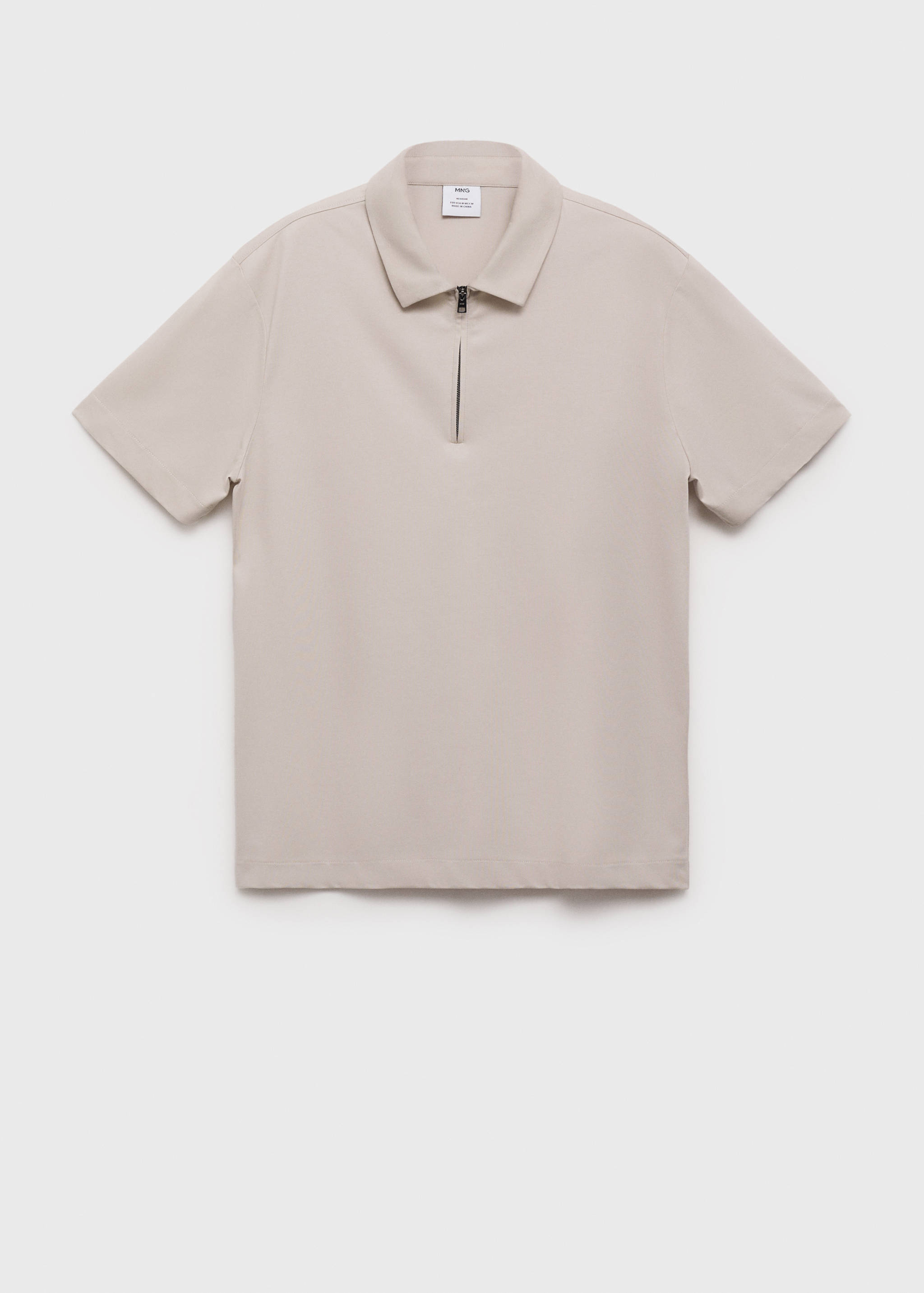 Polo col zippé - Article sans modèle
