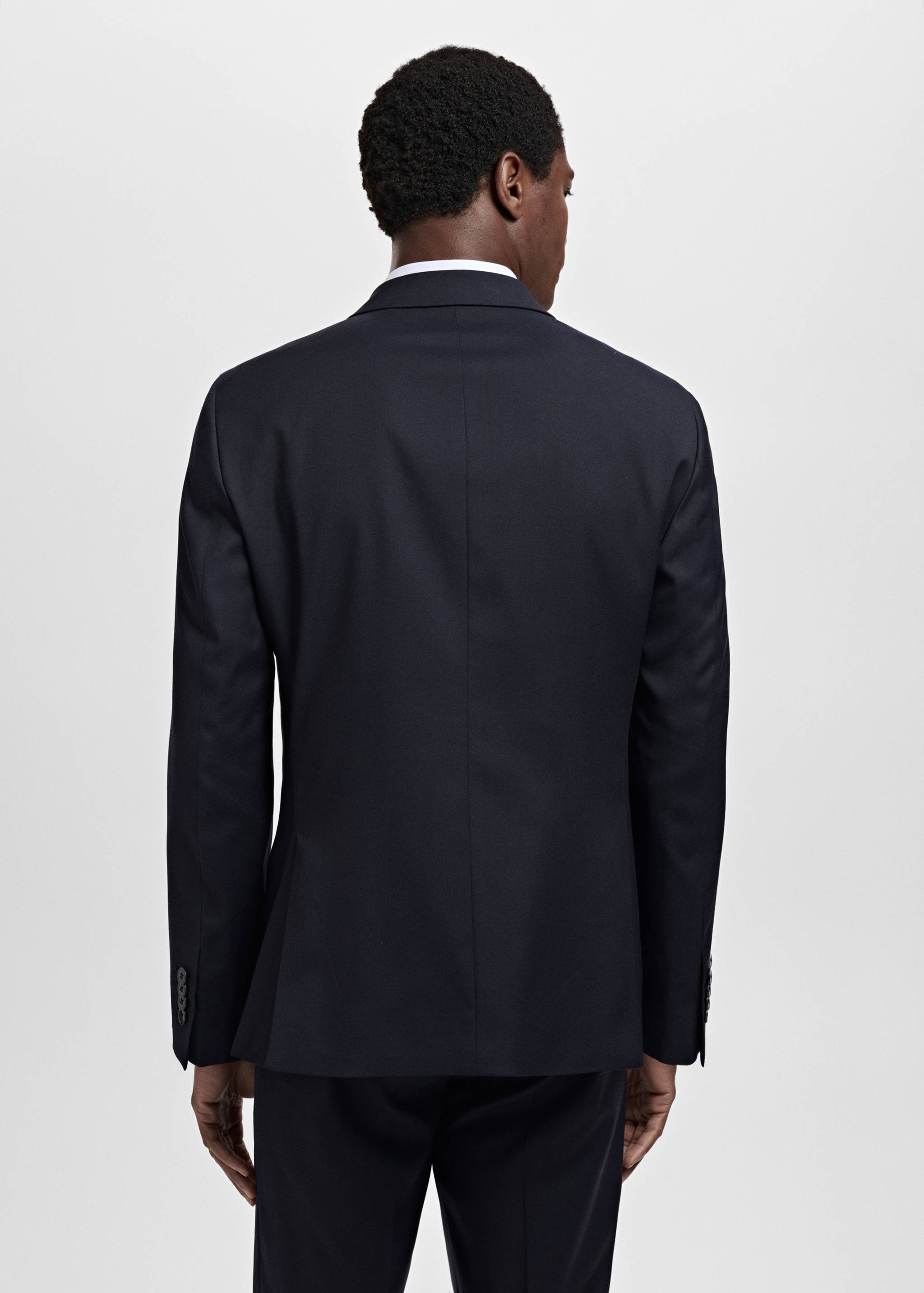 Milan slim-fit suit jacket - Reverse of the article