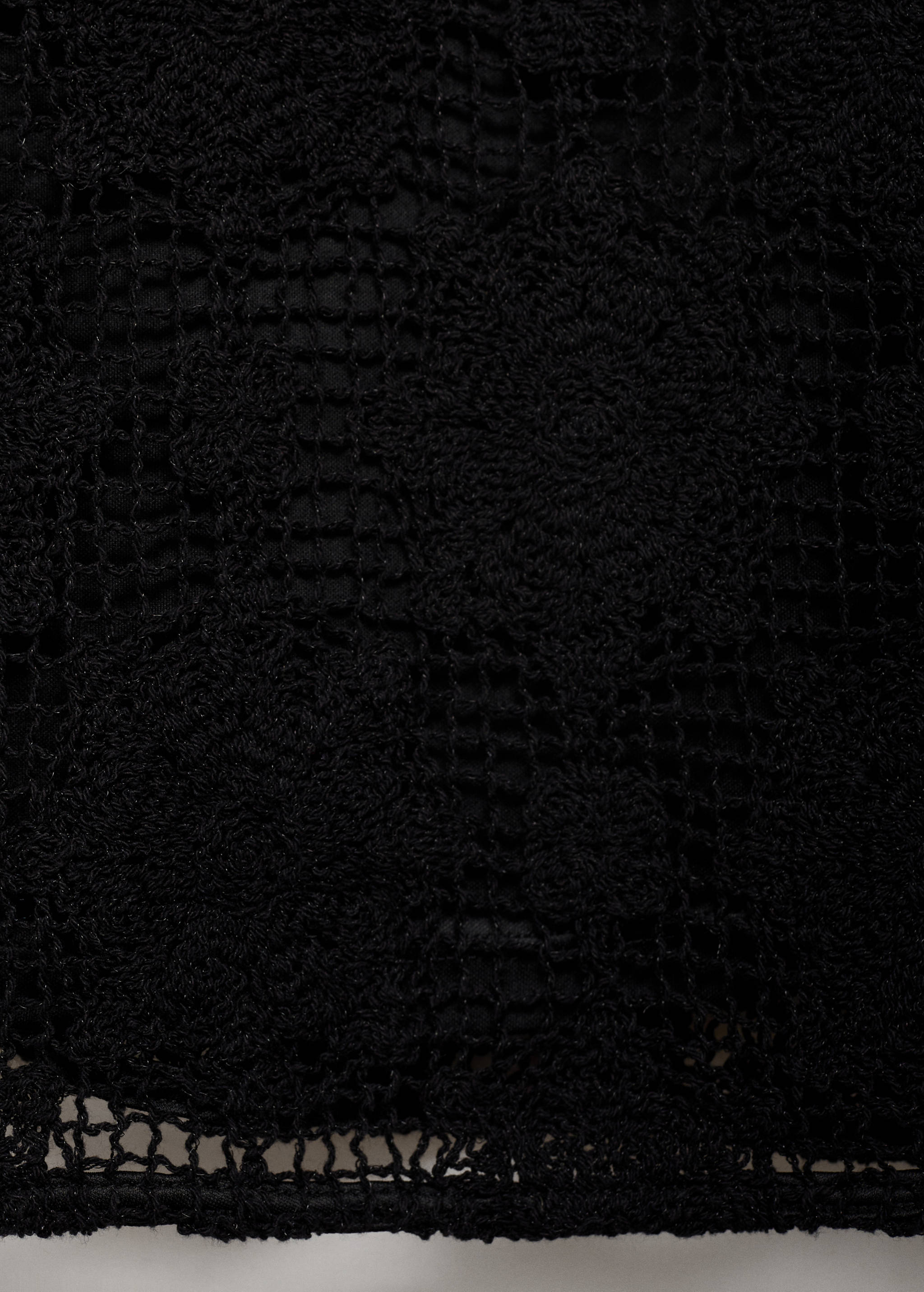 Crochet dress with back neckline - Details of the article 8