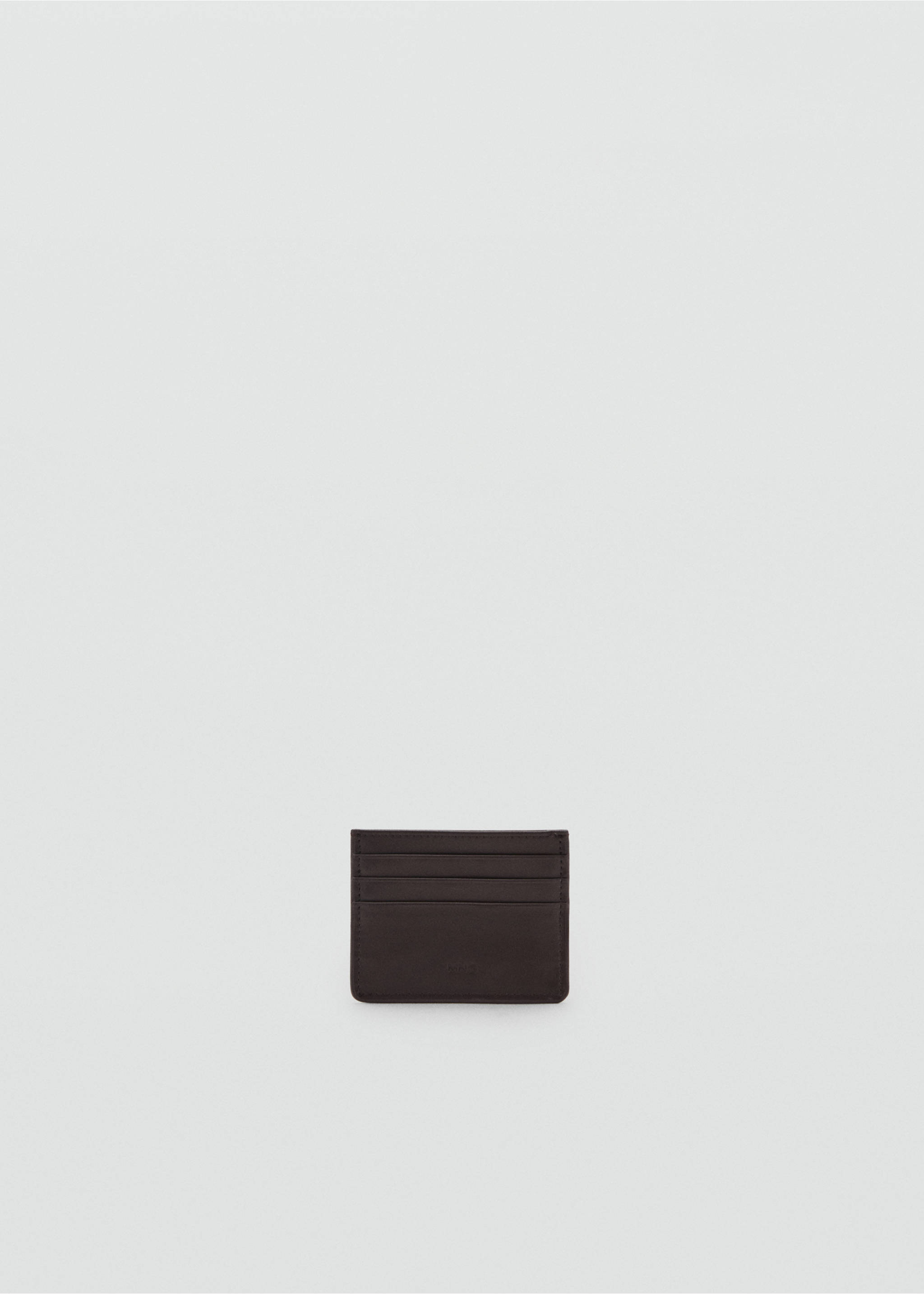Anti-contactless peaked card holder - Medium plane, Brown. Ref: 17061241-00.