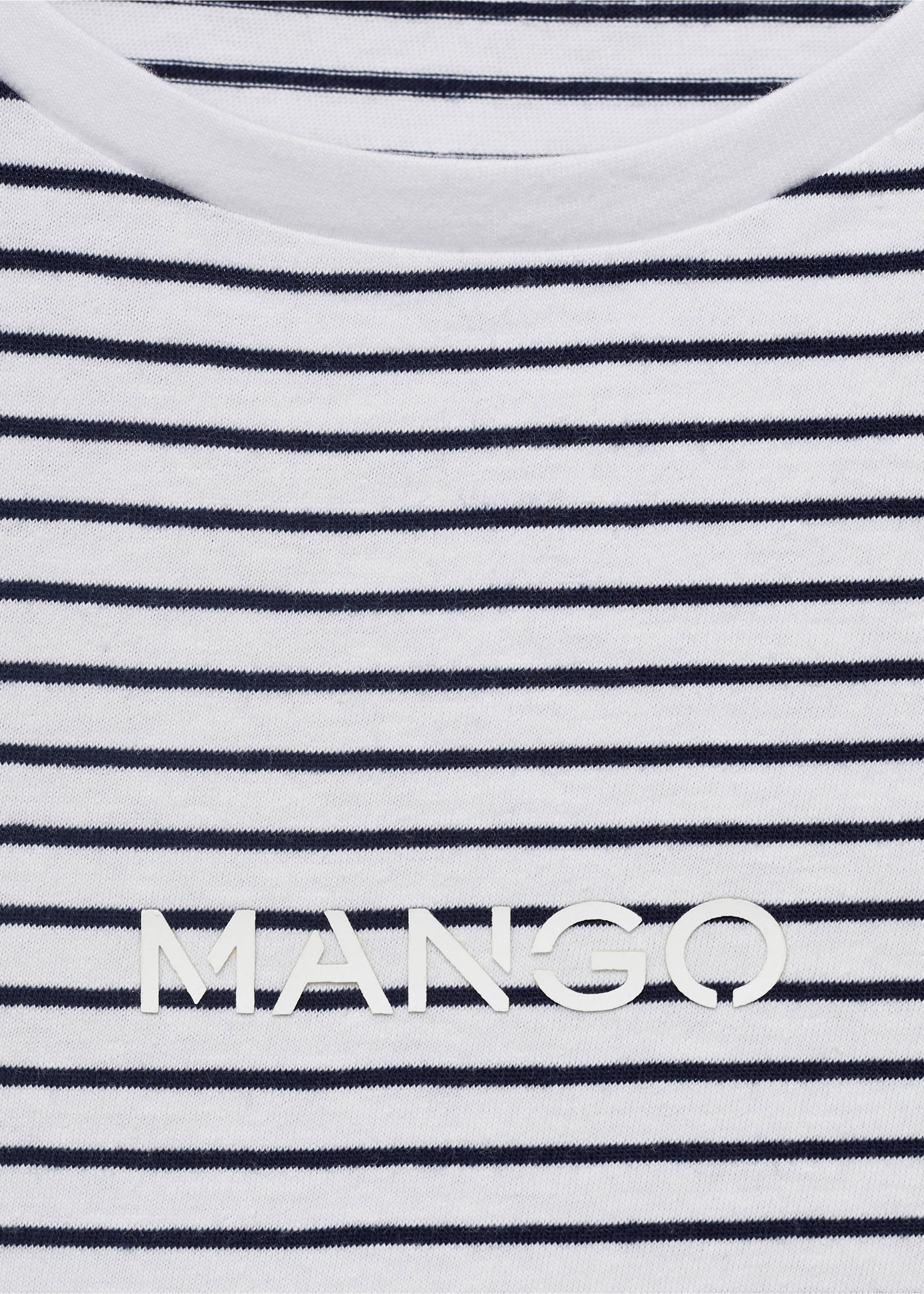 Samarreta ratlles logo - Detall de l'article 8, Blau marí. Ref: 17061242-00.