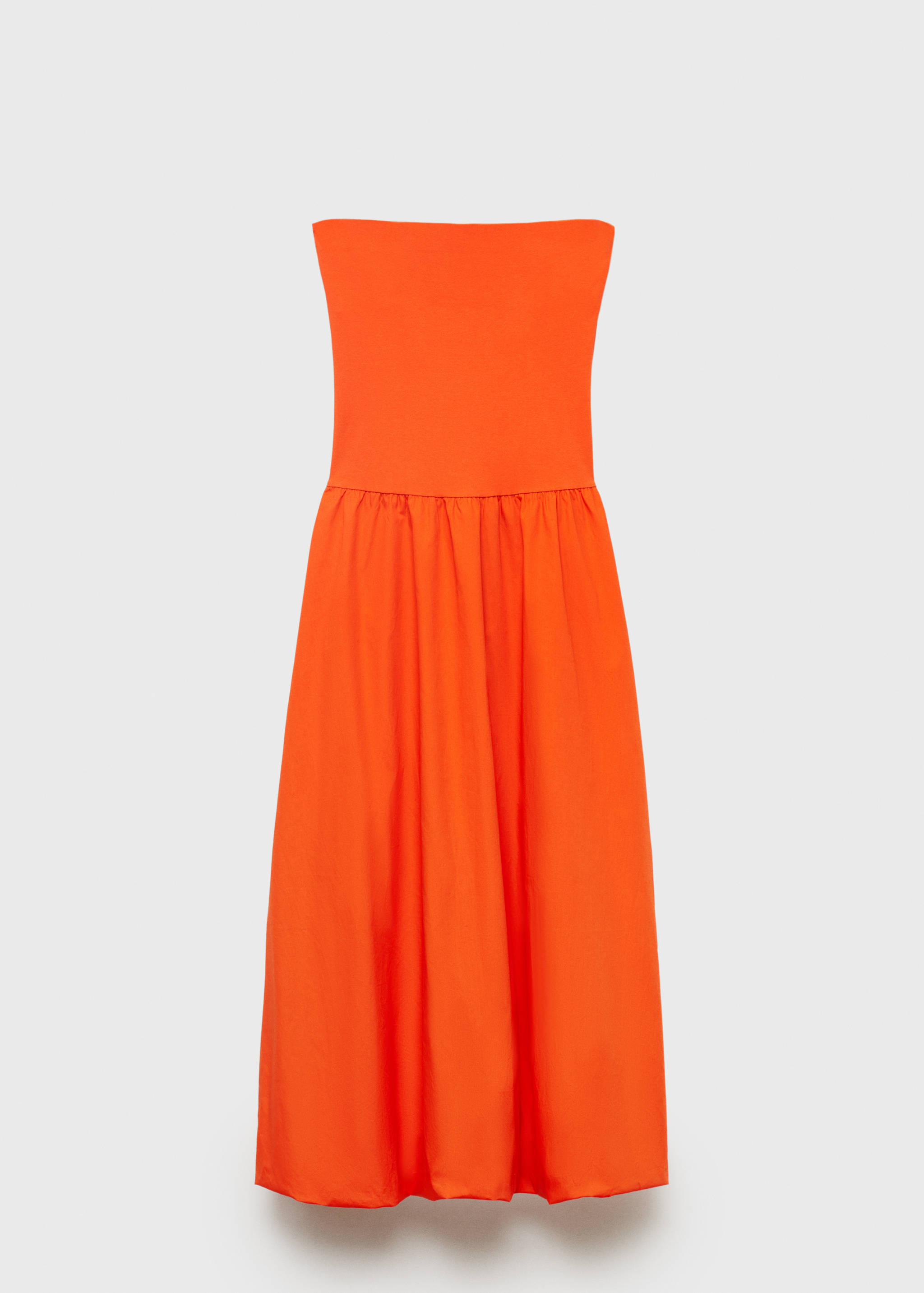 Vestido tejido combinado globo - Artículo sin modelo