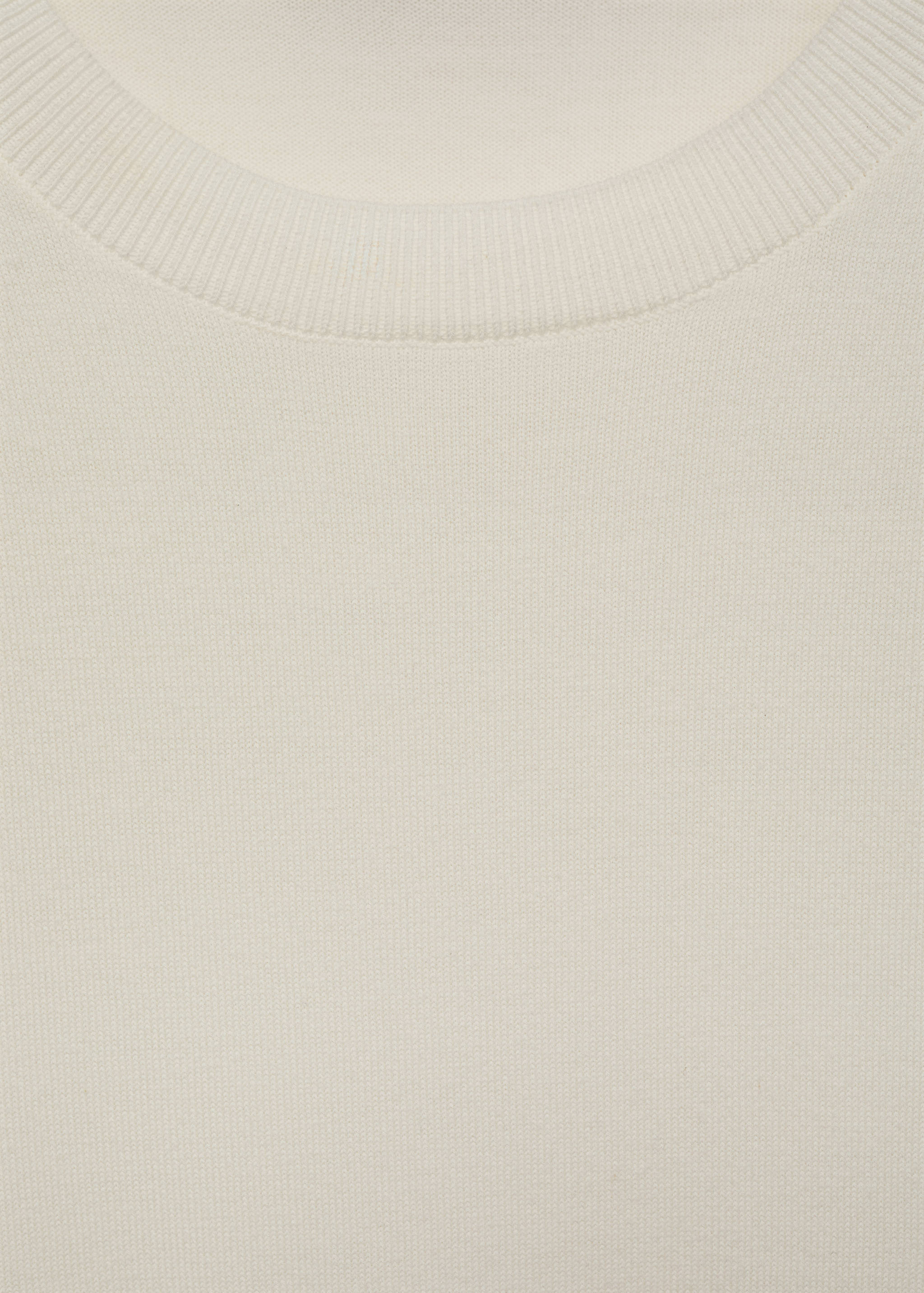 Cotton fine-knit t-shirt - Details of the article 8