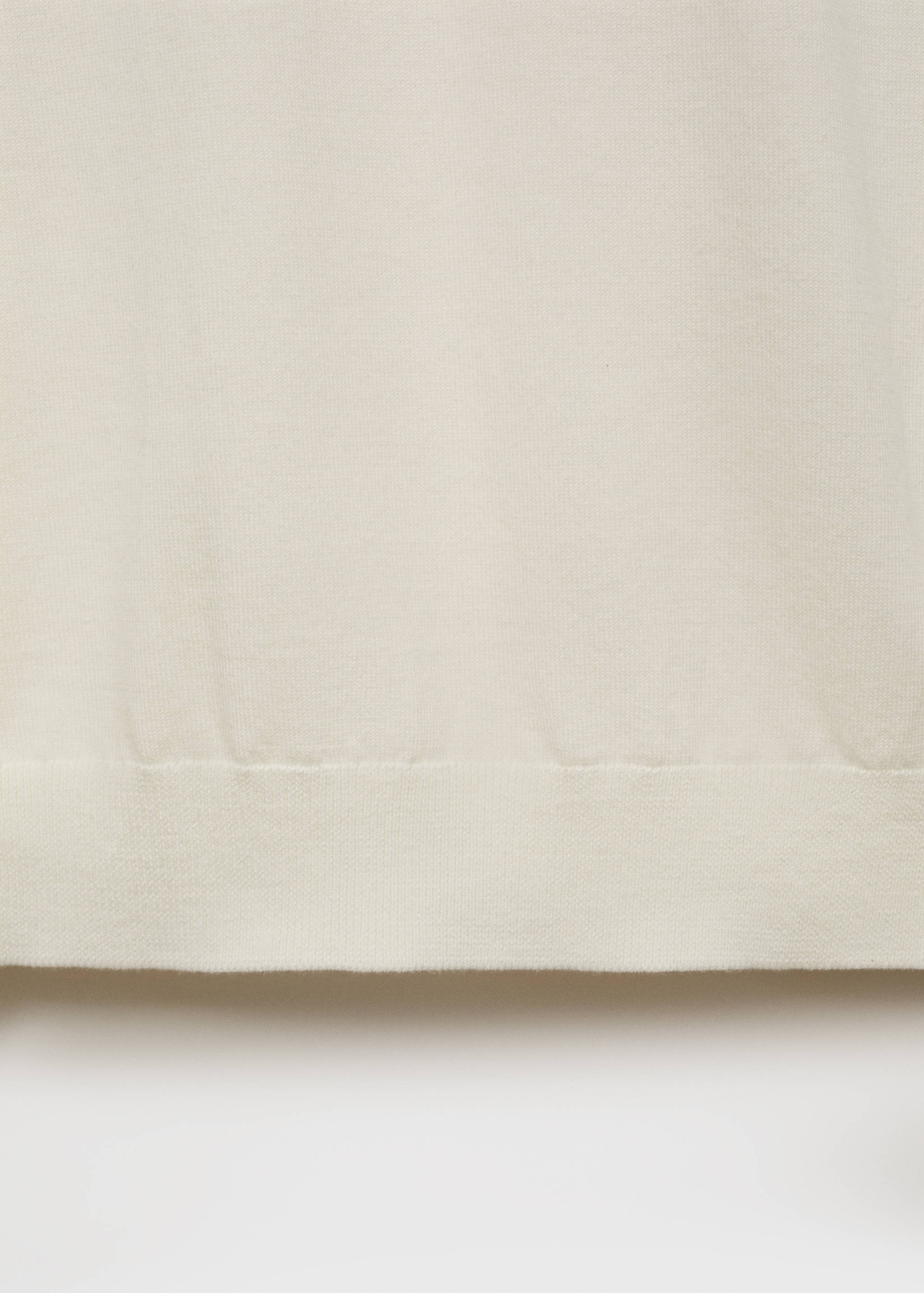 Cotton fine-knit t-shirt - Details of the article 0