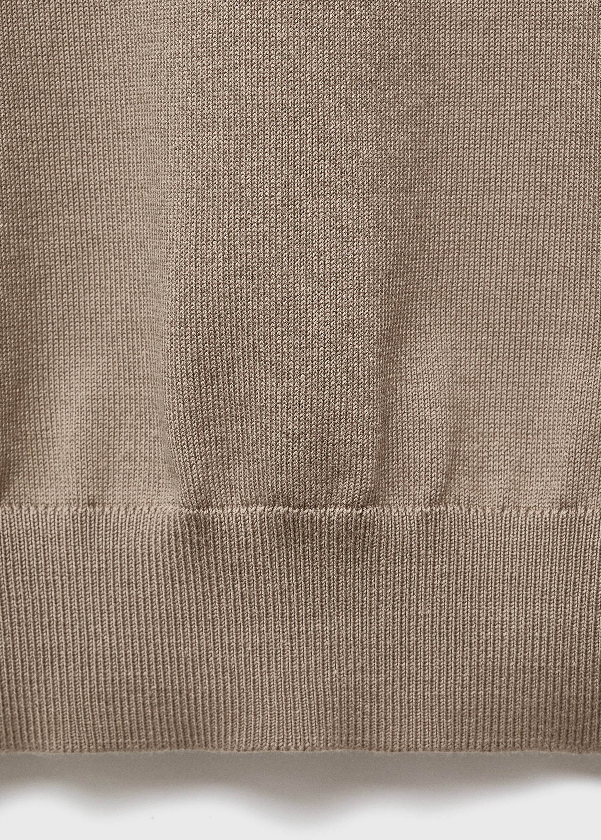 Cotton fine-knit t-shirt - Details of the article 0