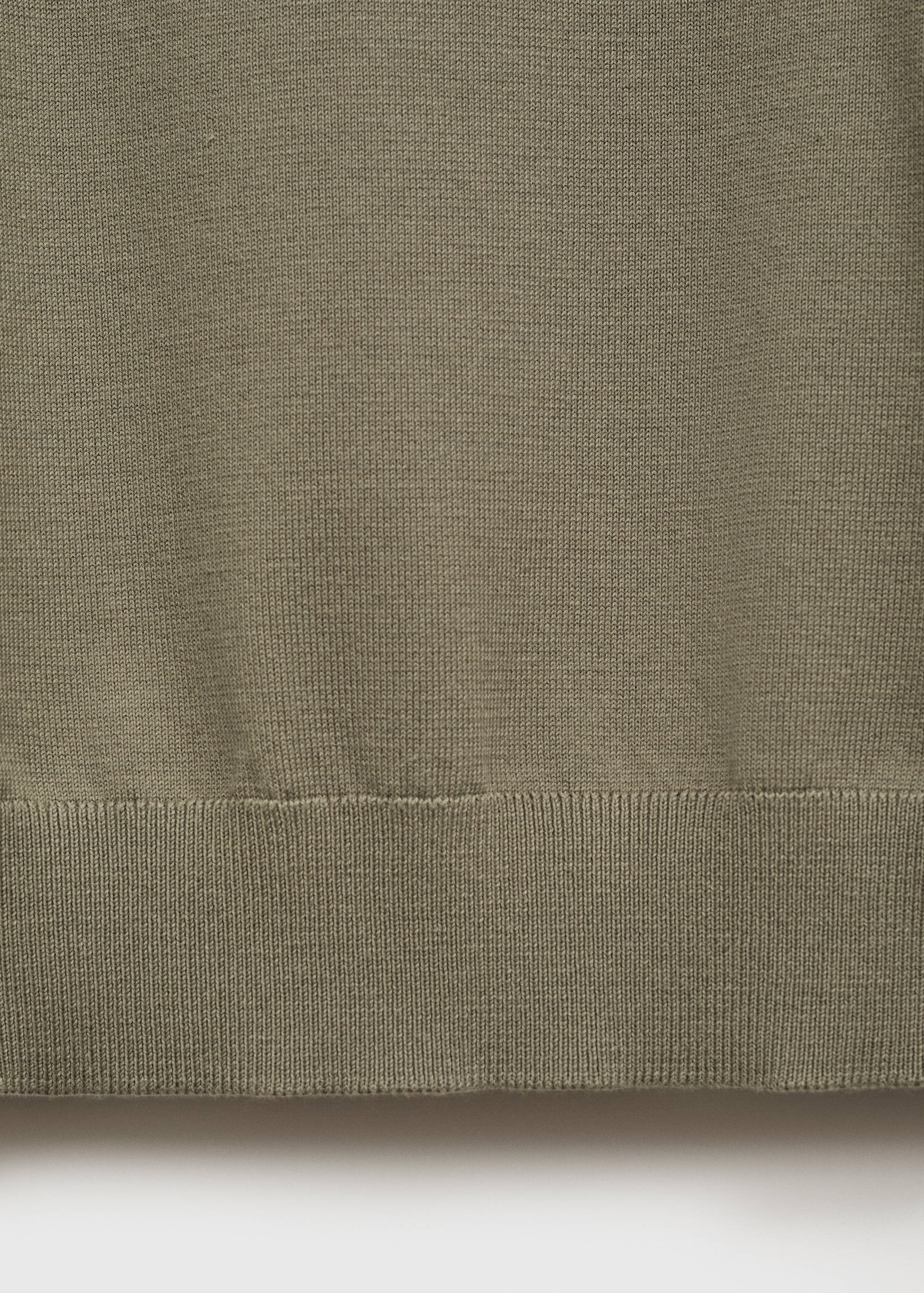 Cotton fine-knit t-shirt - Details of the article 0