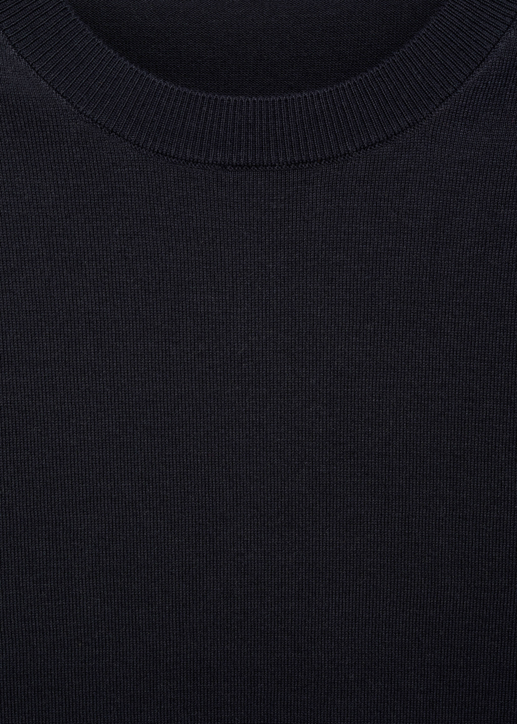 Cotton fine-knit t-shirt - Details of the article 8