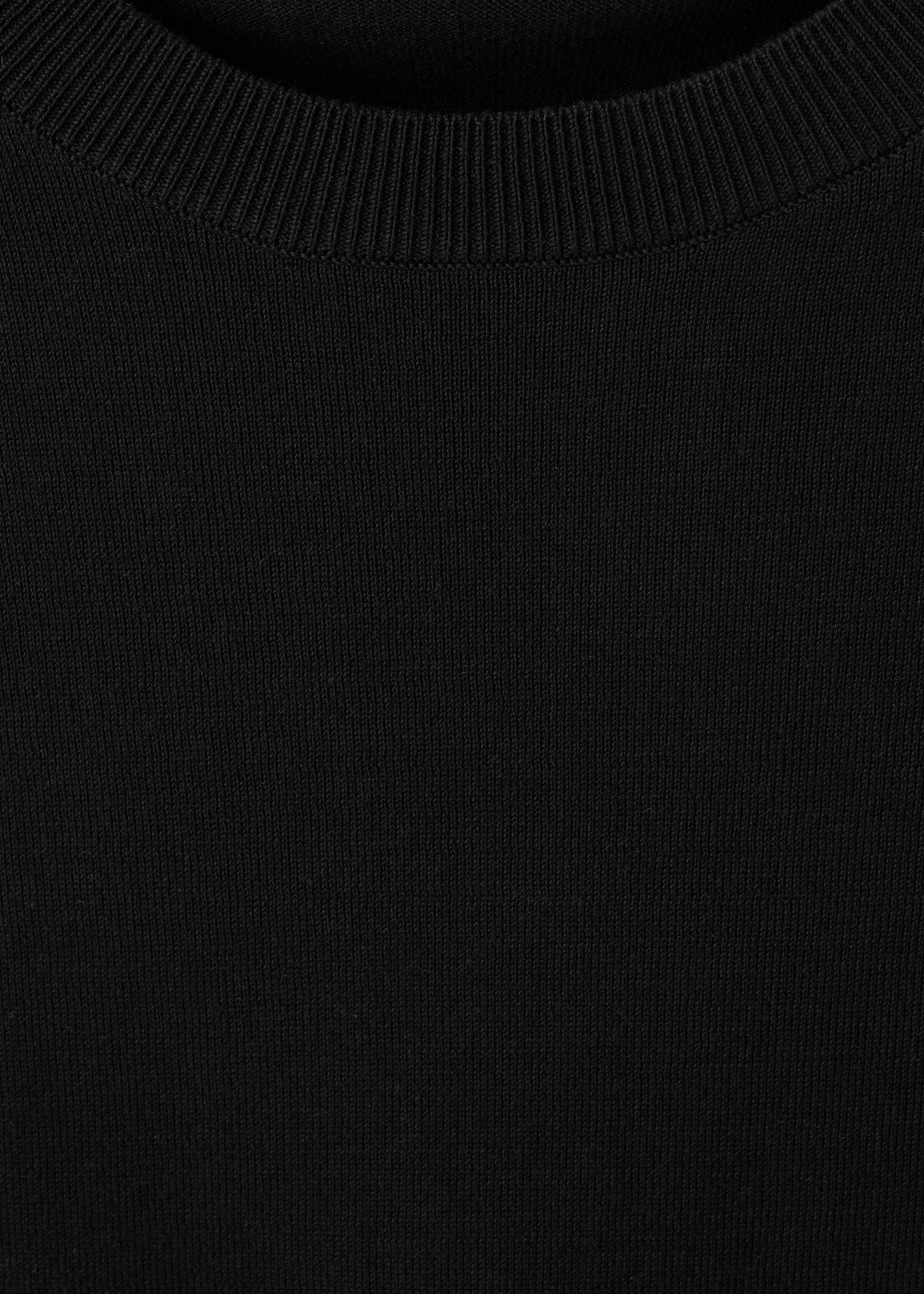 Cotton fine-knit t-shirt - Details of the article 8