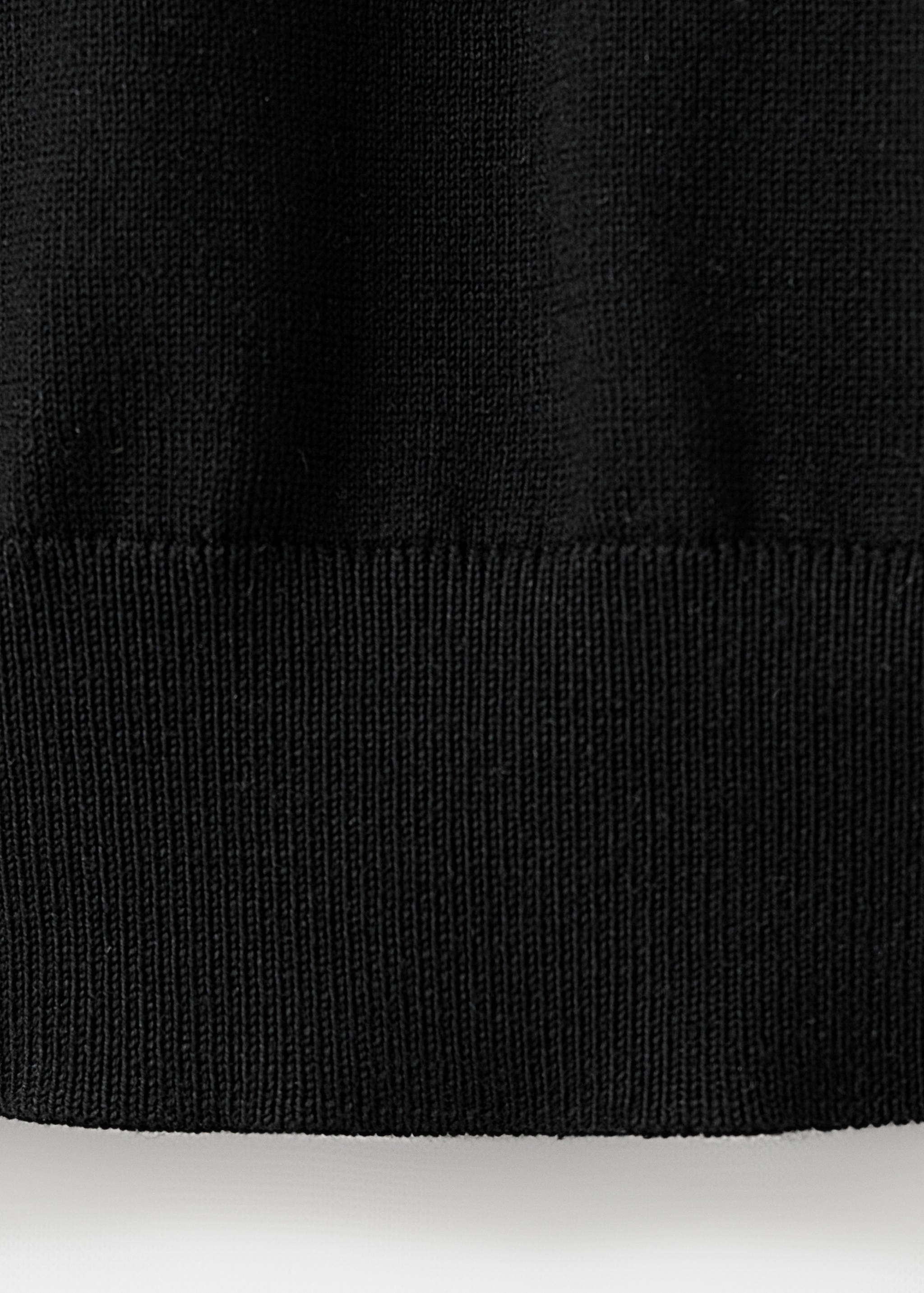 Cotton fine-knit t-shirt - Details of the article 0
