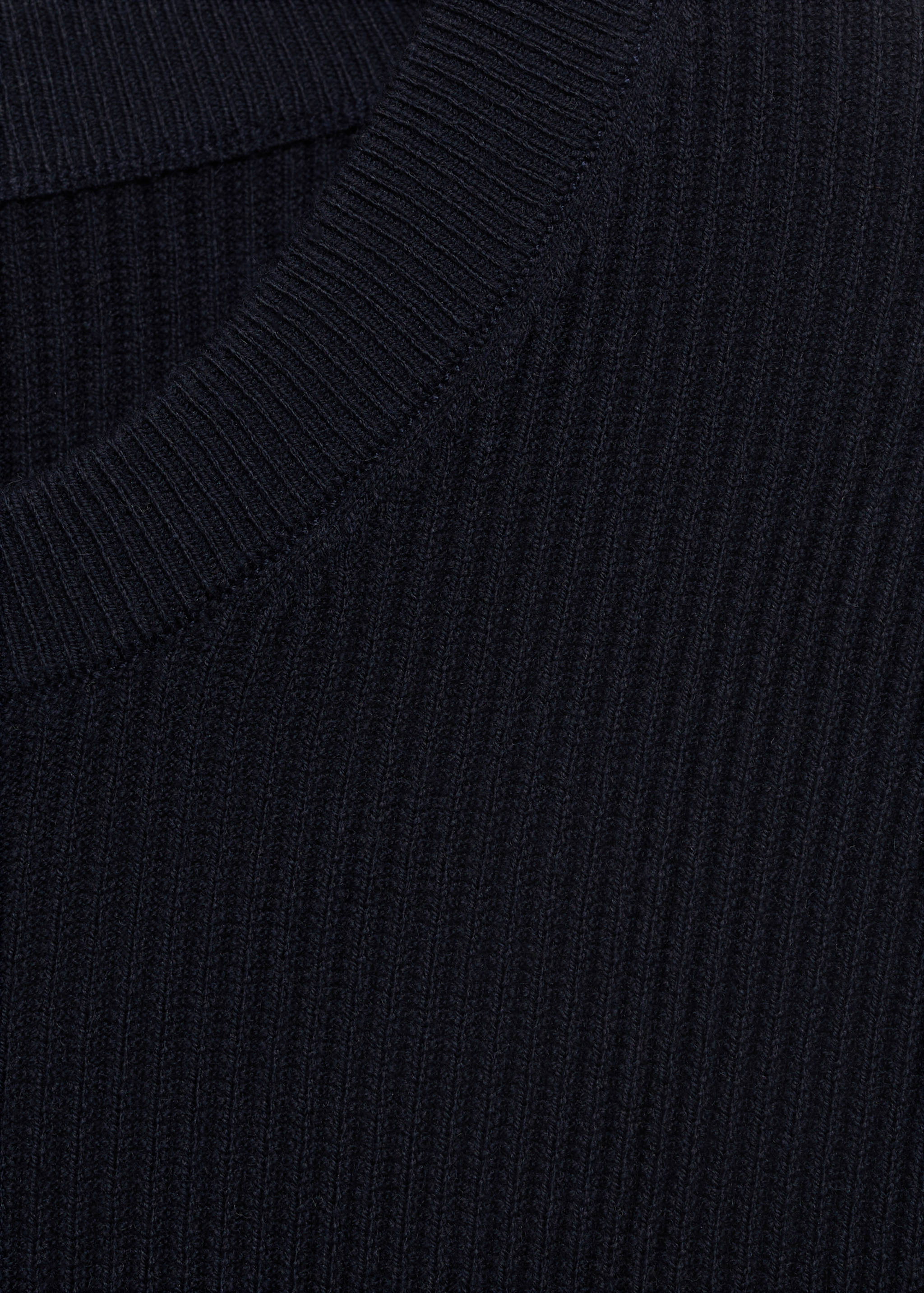 Fine rib-knit cotton sweater - Details of the article 8