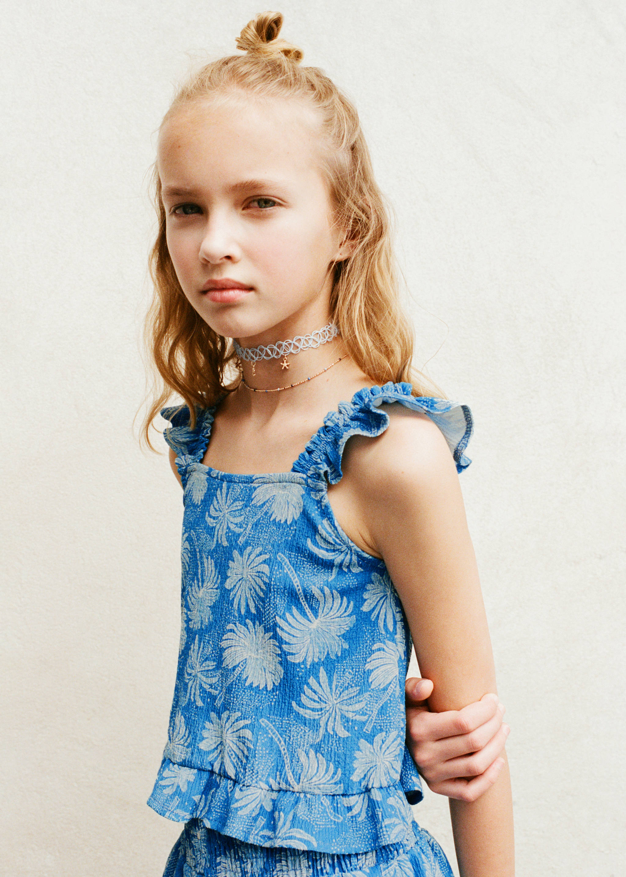 Printed ruffle top - Details of the article 5