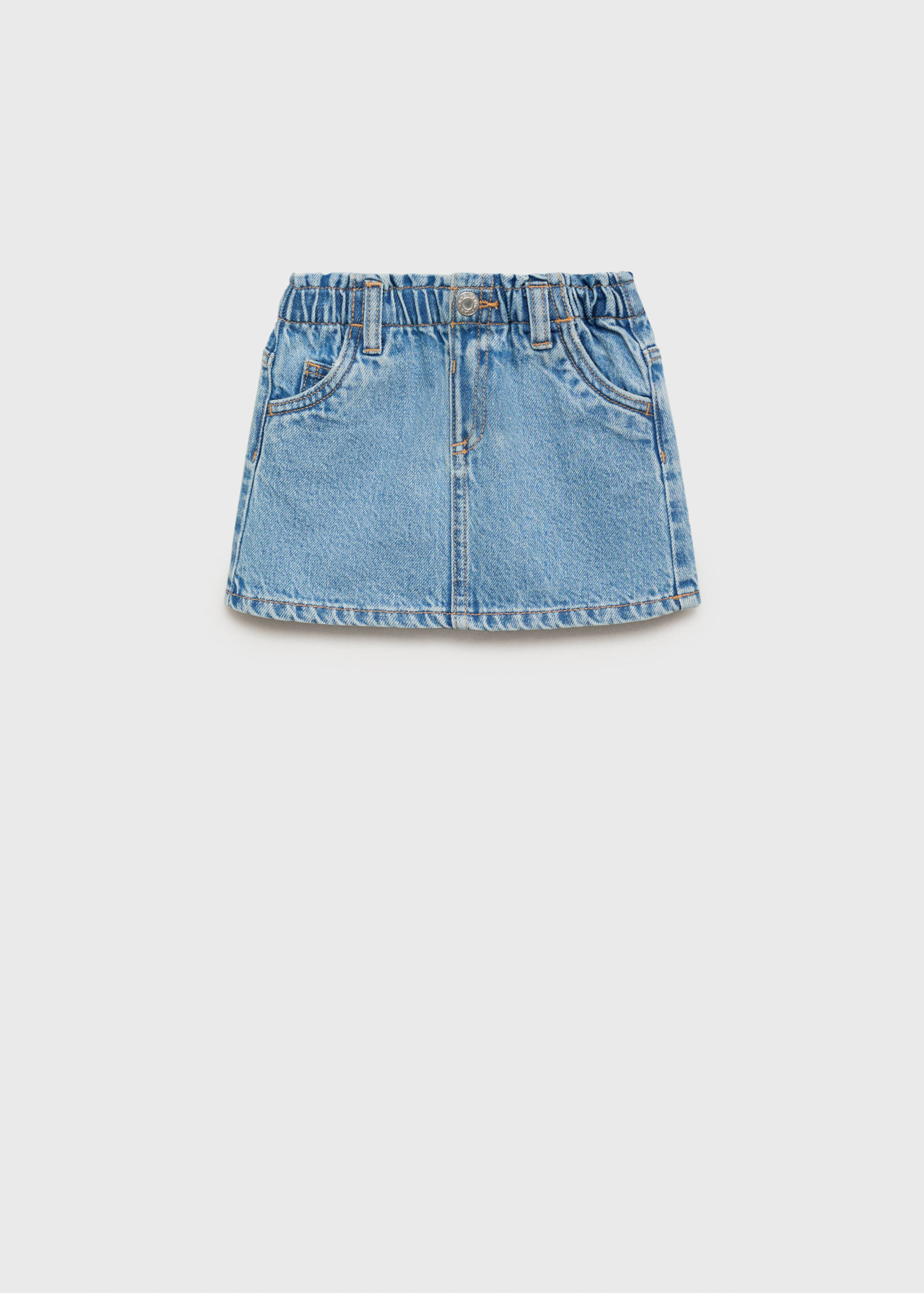 Paperbag denim skirt - Article without model